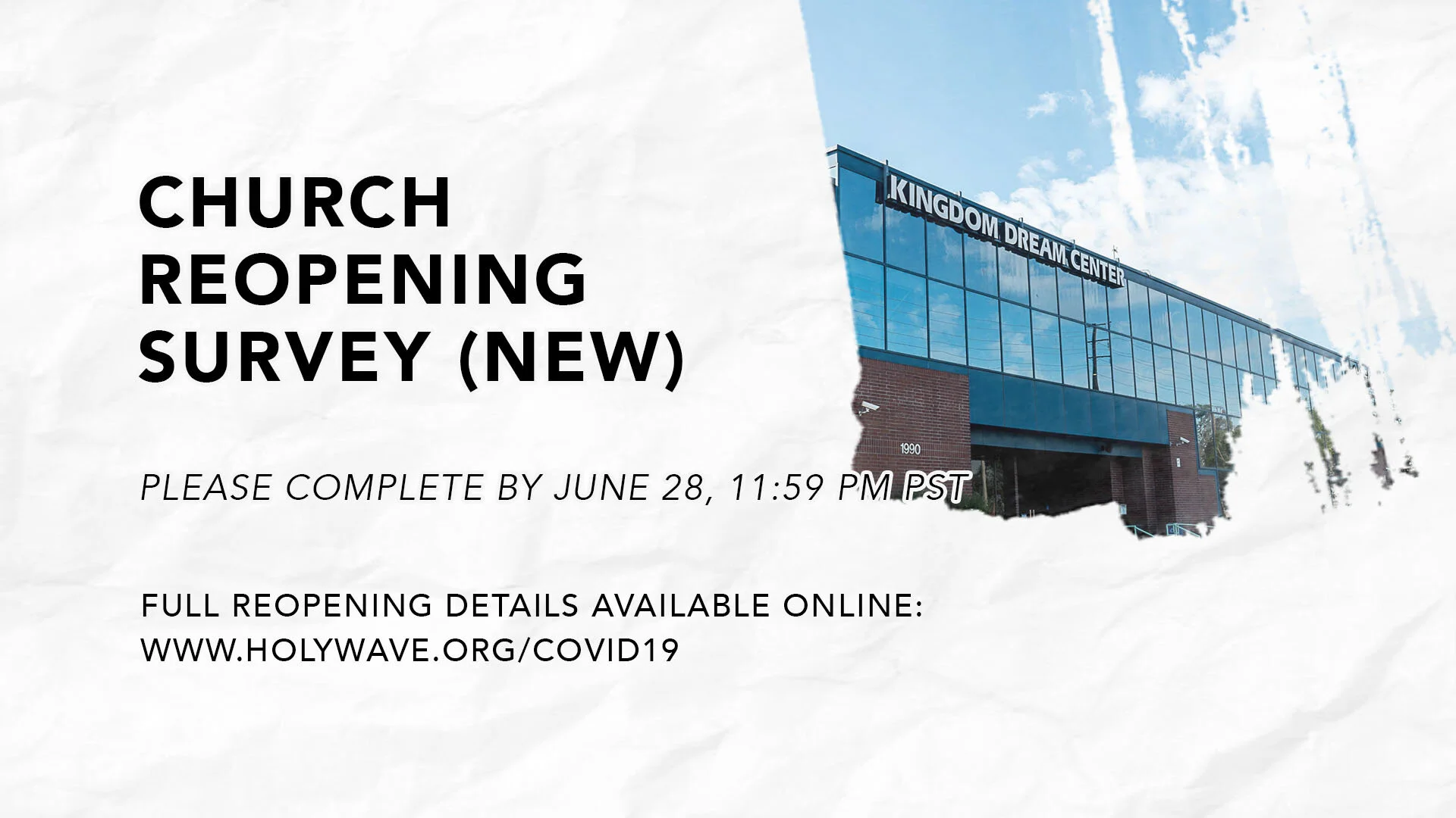 Church Reopening Survey