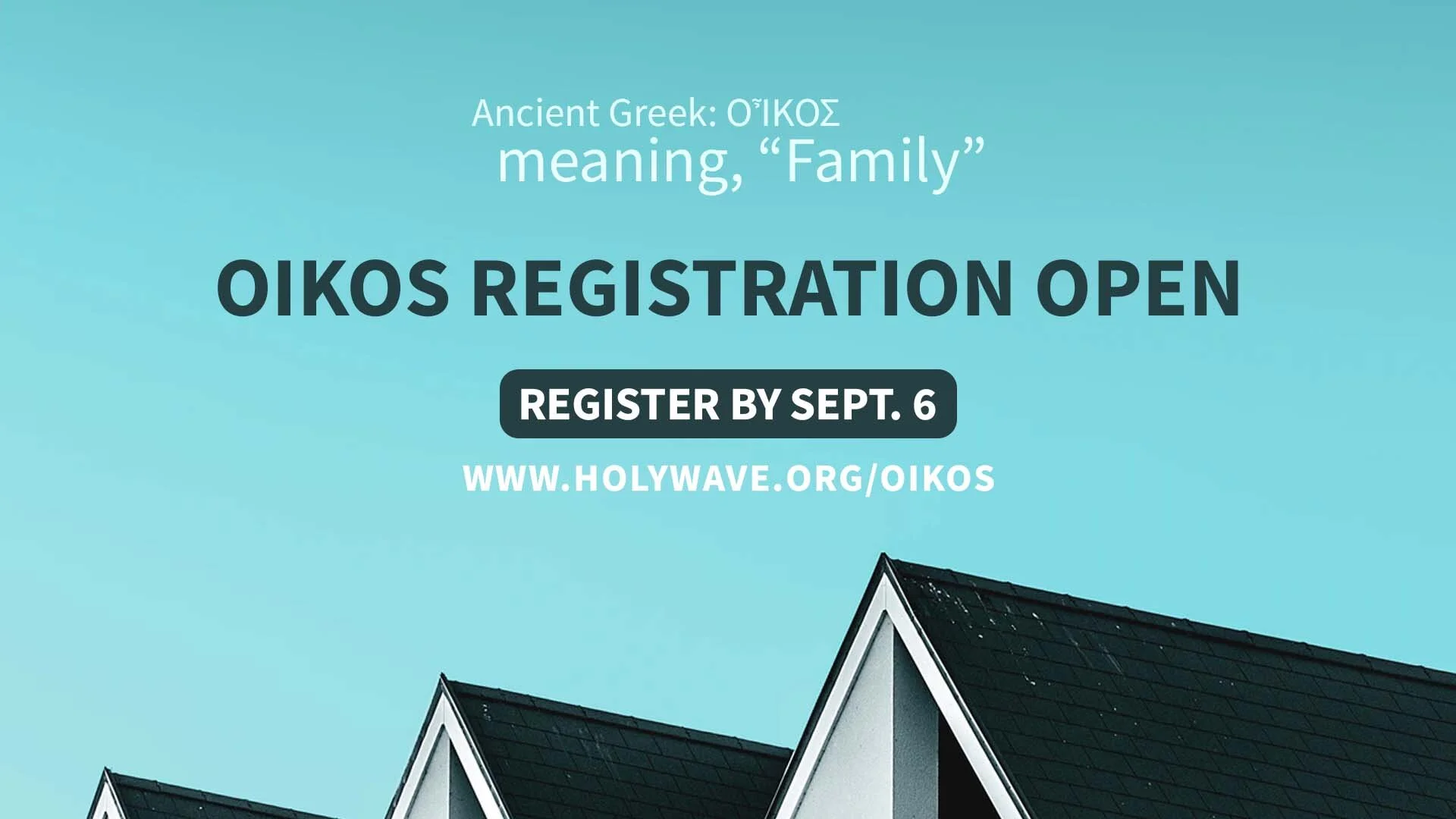 Oikos Registrations Open