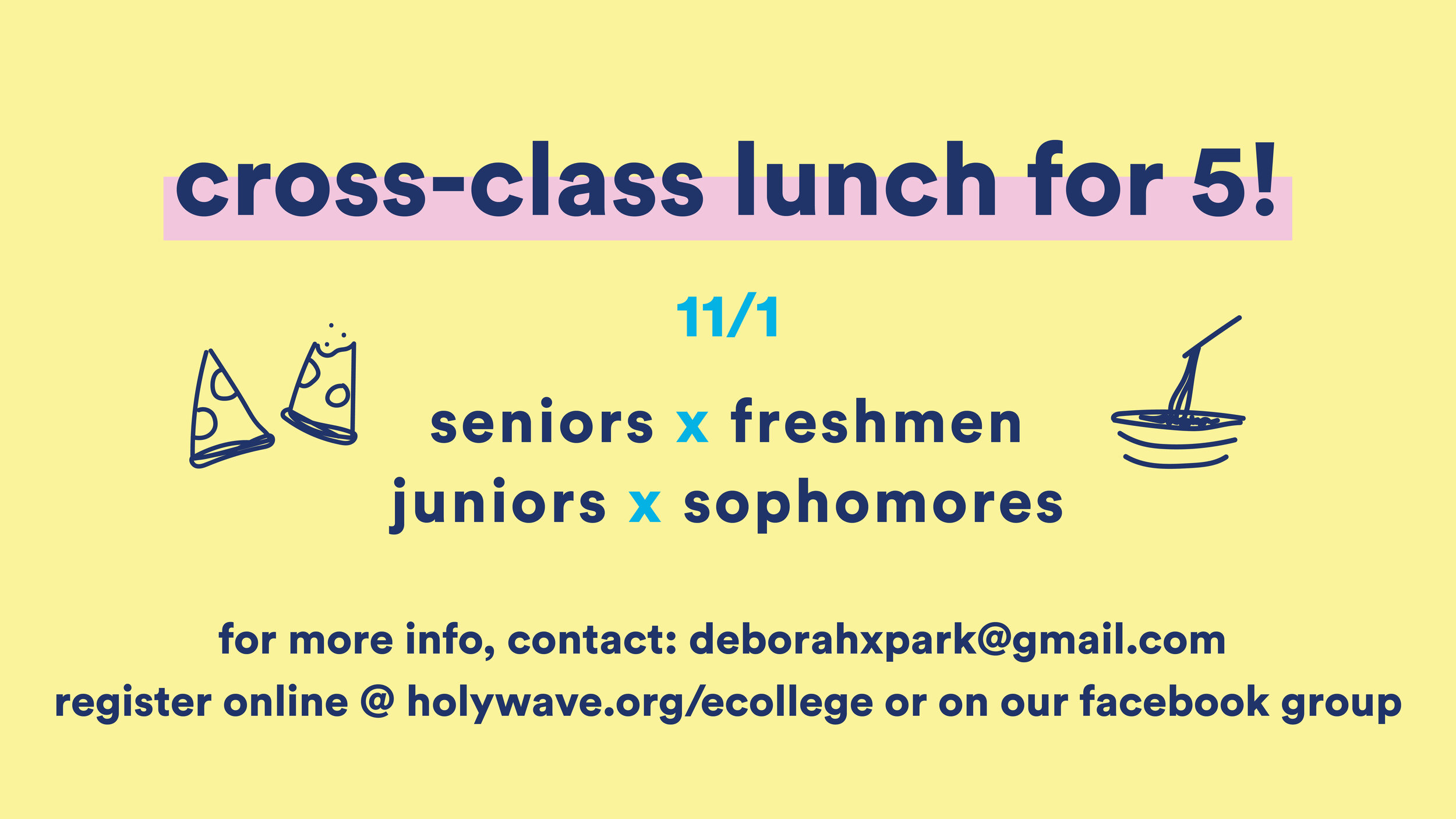 Cross-Class Lunch for 5