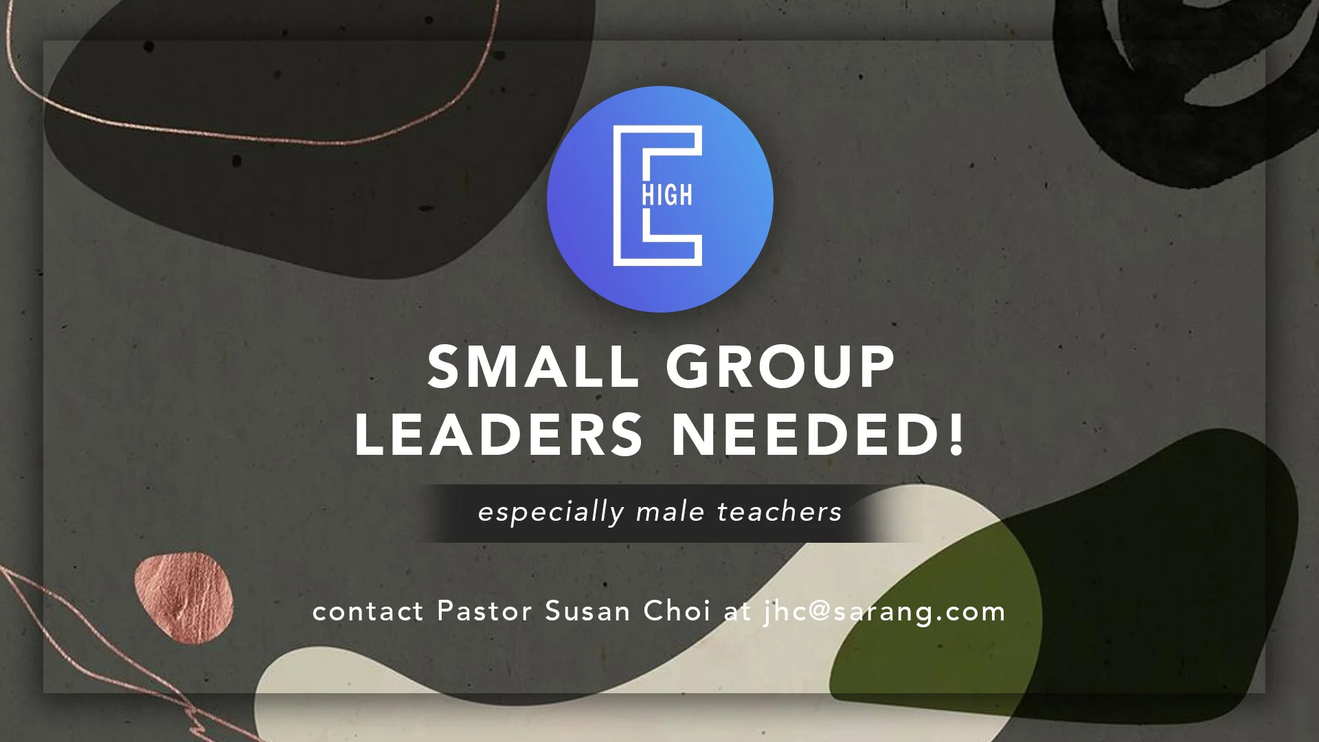 Recruiting: e-High Teachers