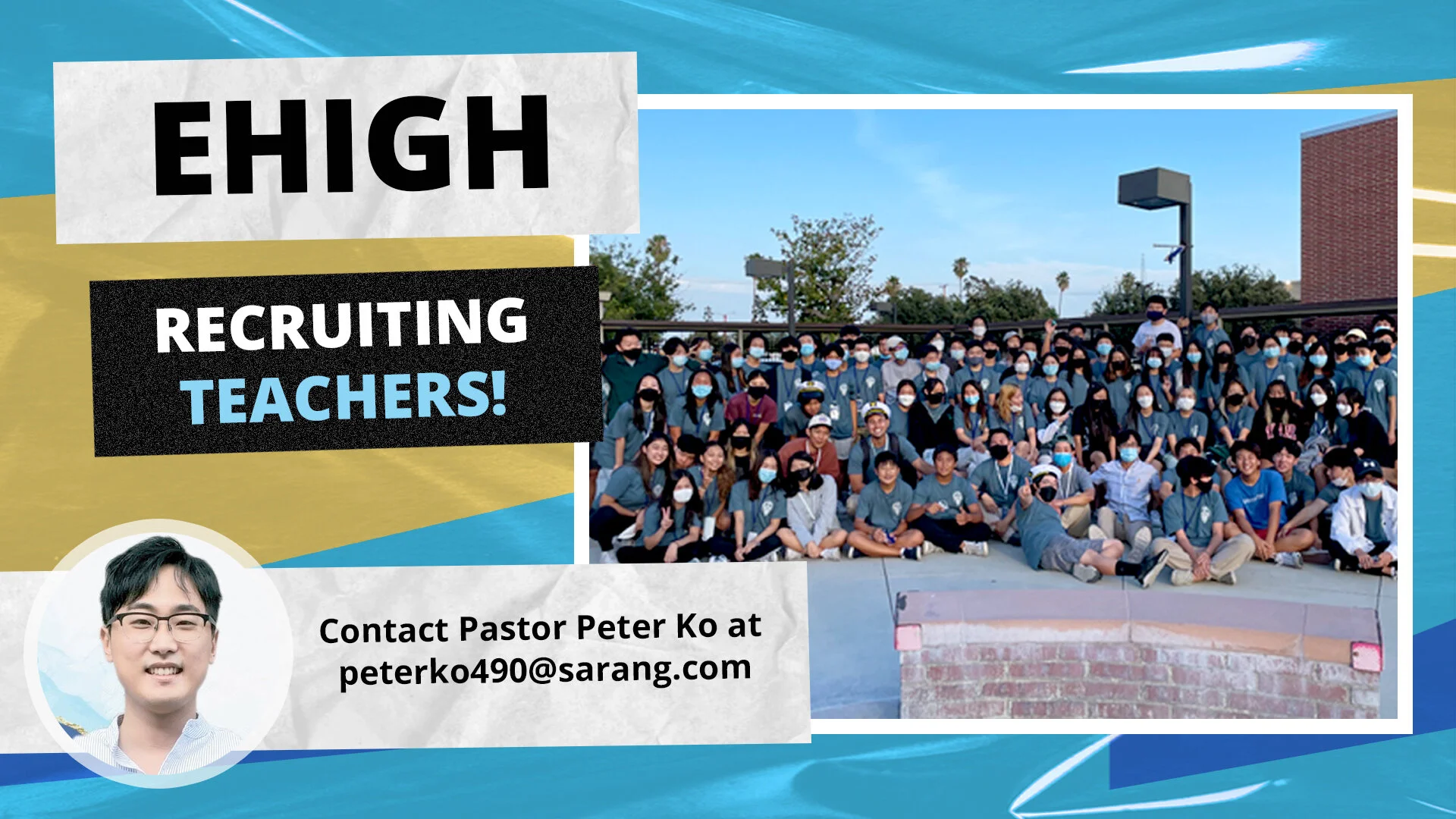 Recruiting: E-High Teachers
