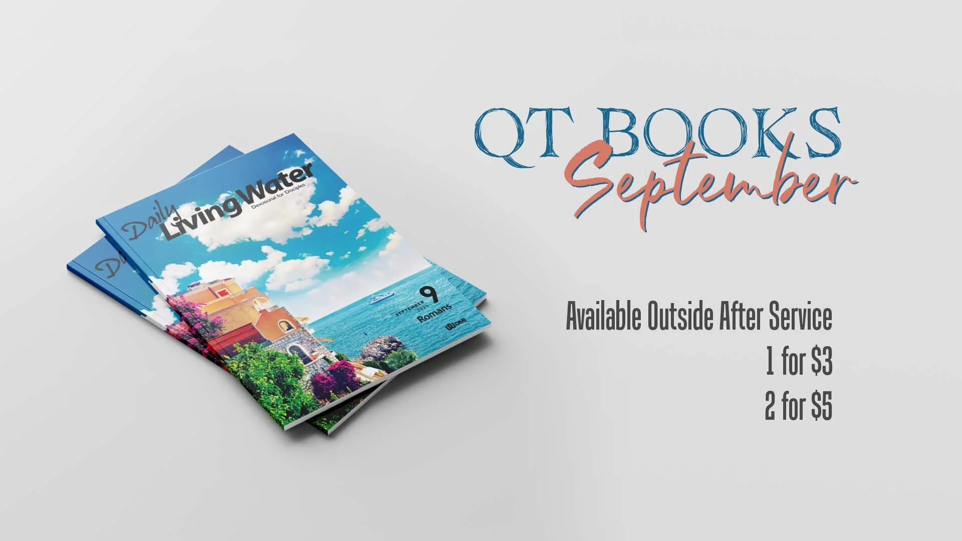 September QT Books Available
