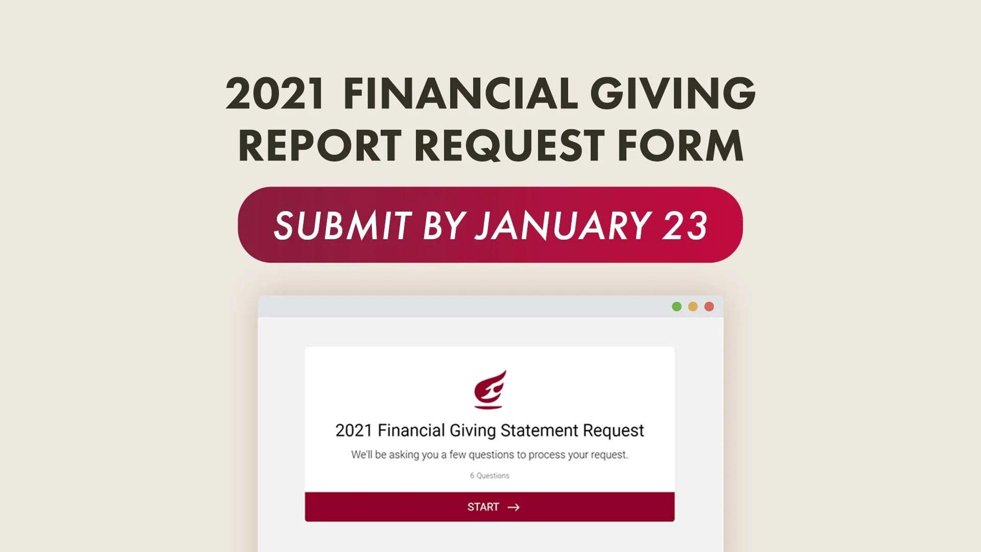 2021 Financial Giving Request Forms Available