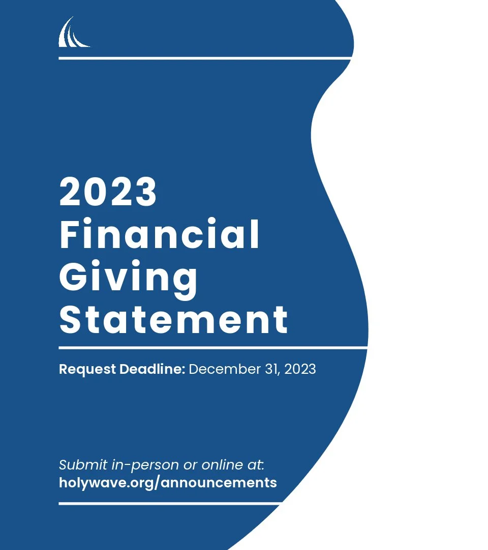 2023 Financial Giving Request Forms Available
