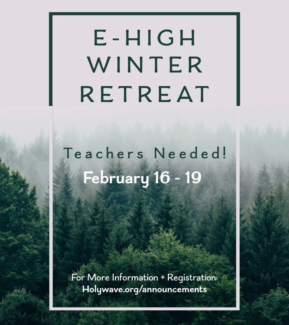 E-High Winter Retreat Volunteer Recruitment