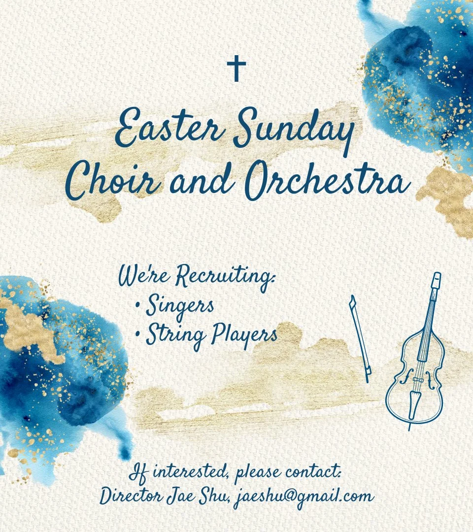 HolyWave Easter Service Choir and Orchestra Recruitment