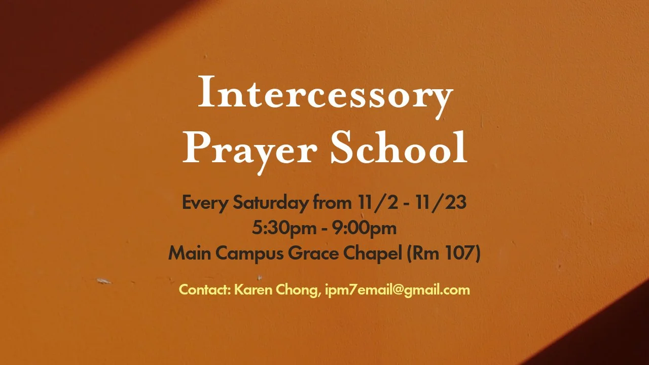 Intercessory Prayer School