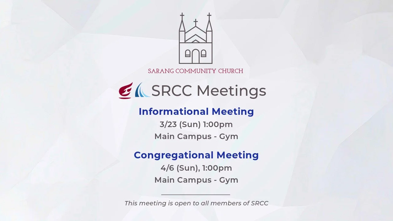 SRCC Meetings (3/23, 4/6)