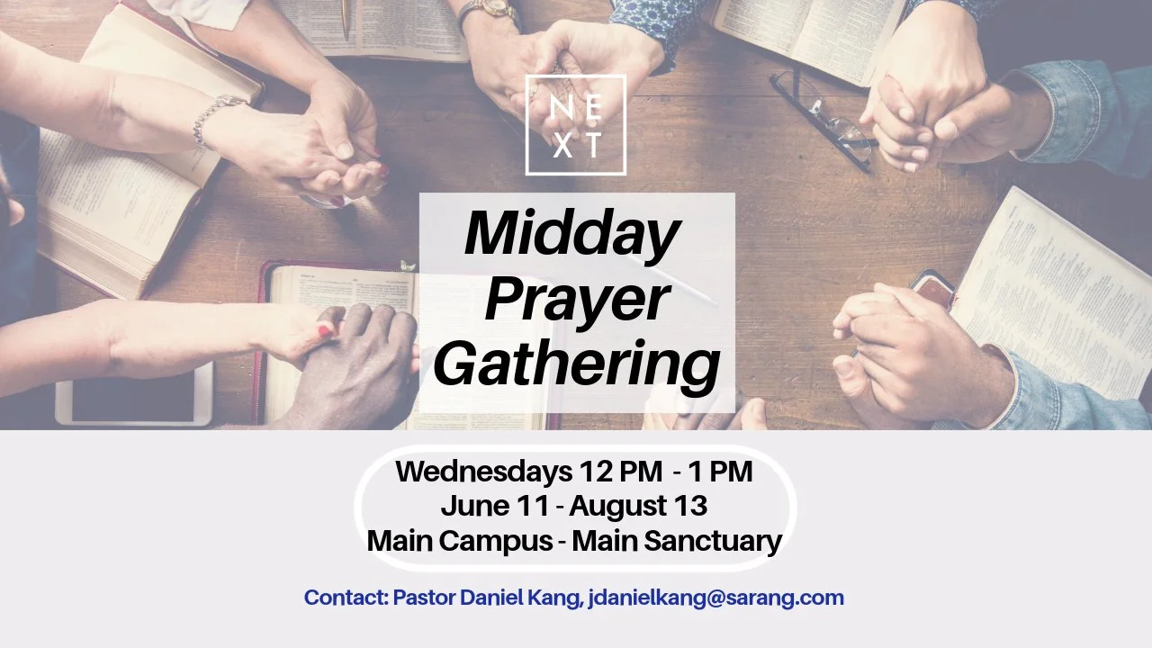 Midday Prayer Gathering (NEXT)
