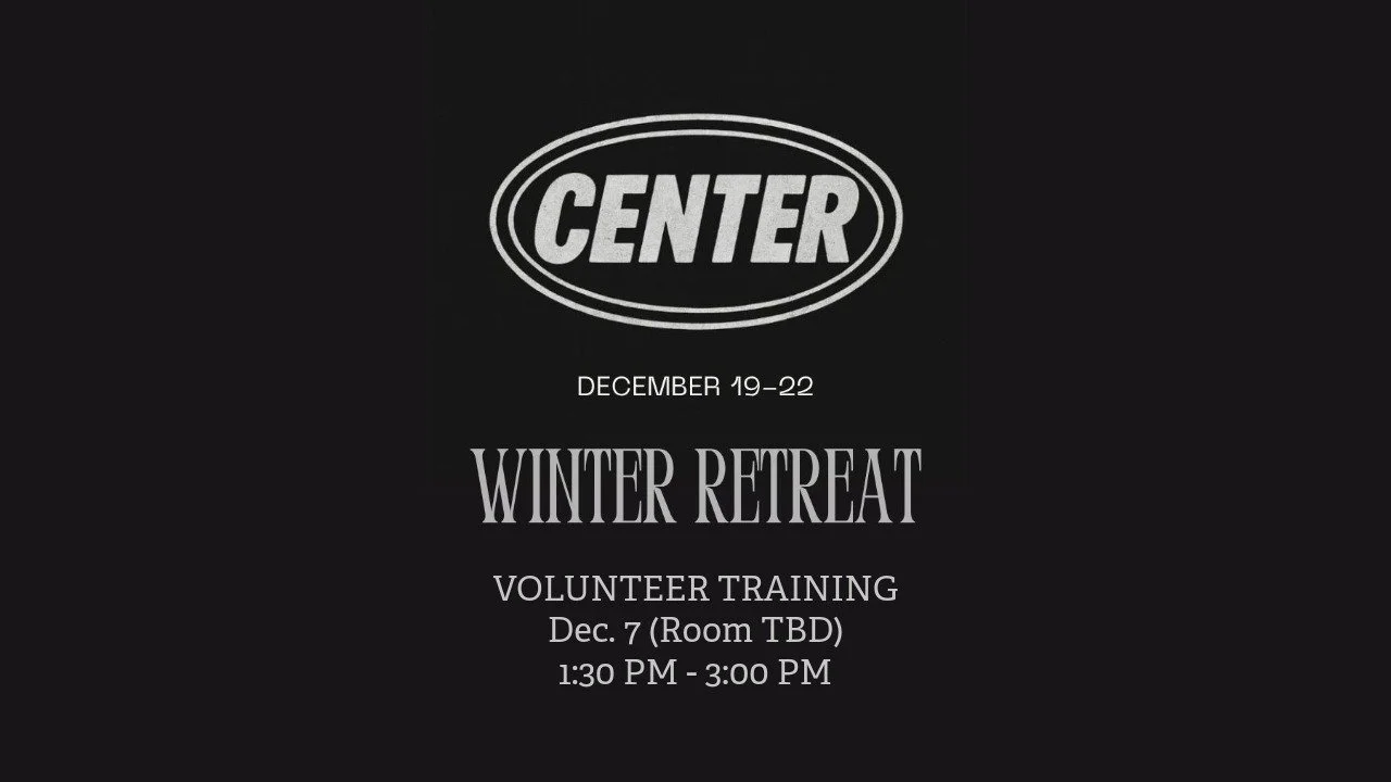 2025 E-Jr. High Winter Retreat Volunteer Recruitment