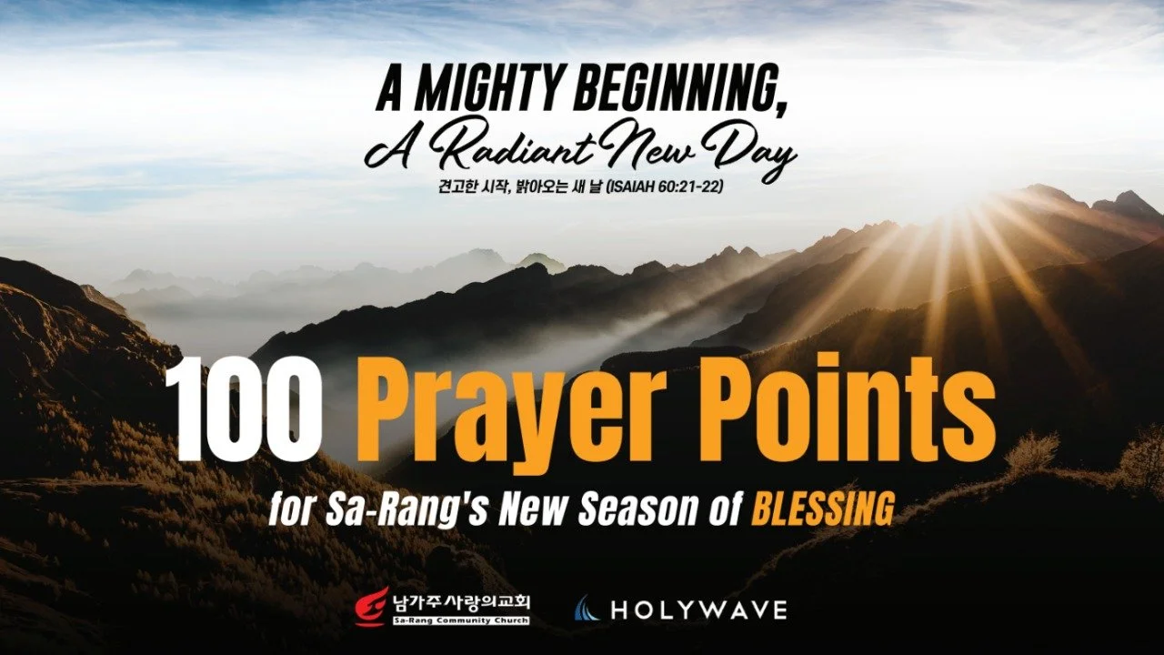 Church-Wide 100 Prayer Topic Booklet