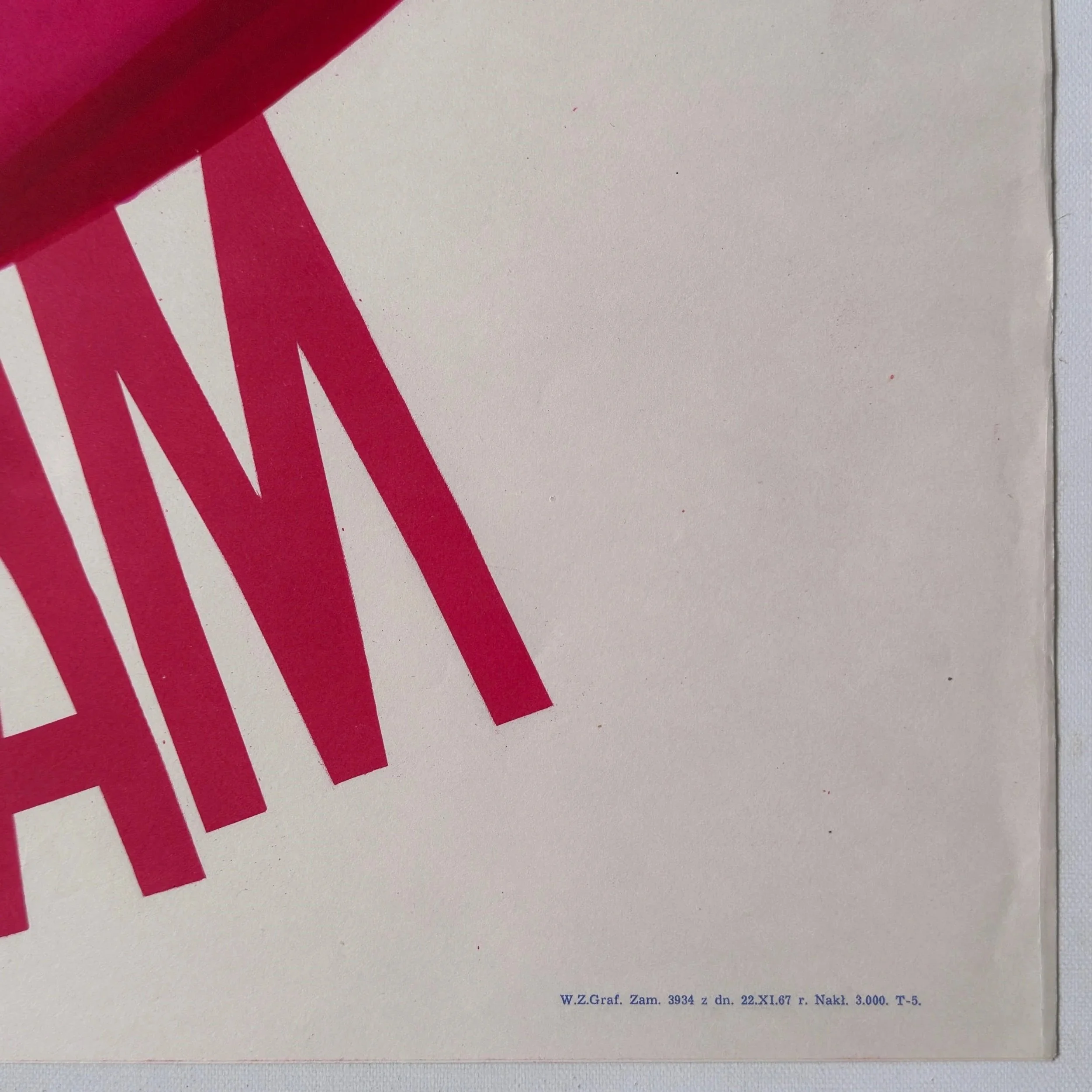 Tam Tam There There Anna Kozniewska 1967 Vintage Polish Poster