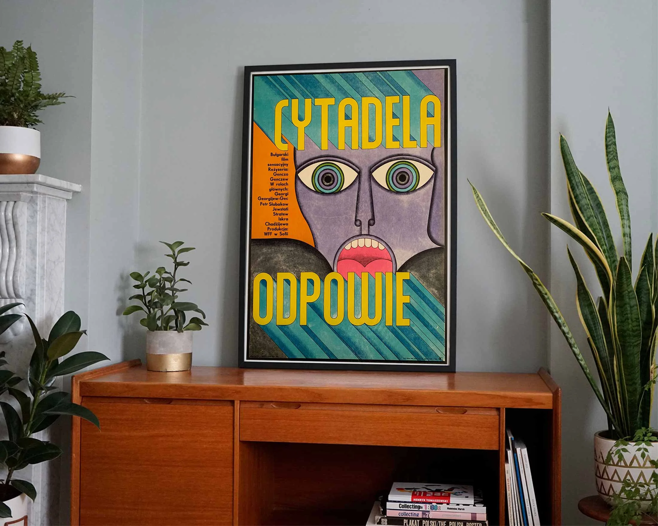 Krajewski, Andrzej | 1970 | The Citadel Replied | Cytadella Odpowie | Polish School of Posters | Original Vintage Art