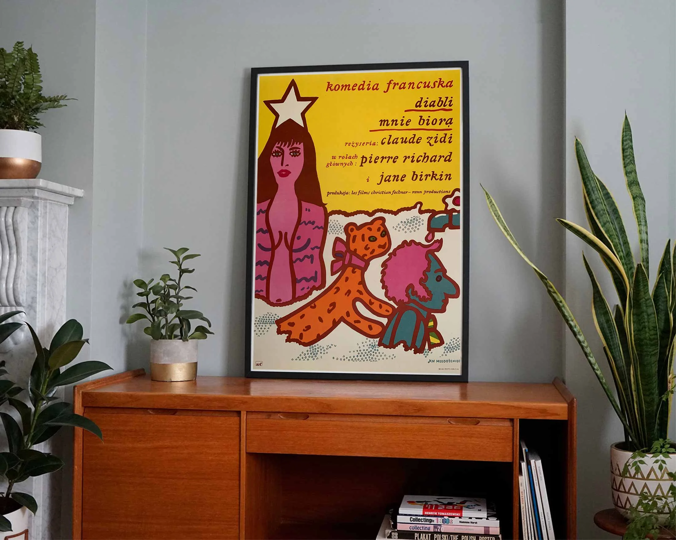 Jan Mlodozeniec | French Film | La Course a l'echalote | Projekt 26 | Polish School of Posters | Original Vintage Art Print | Affordable | Collectable | Midcentury Modern