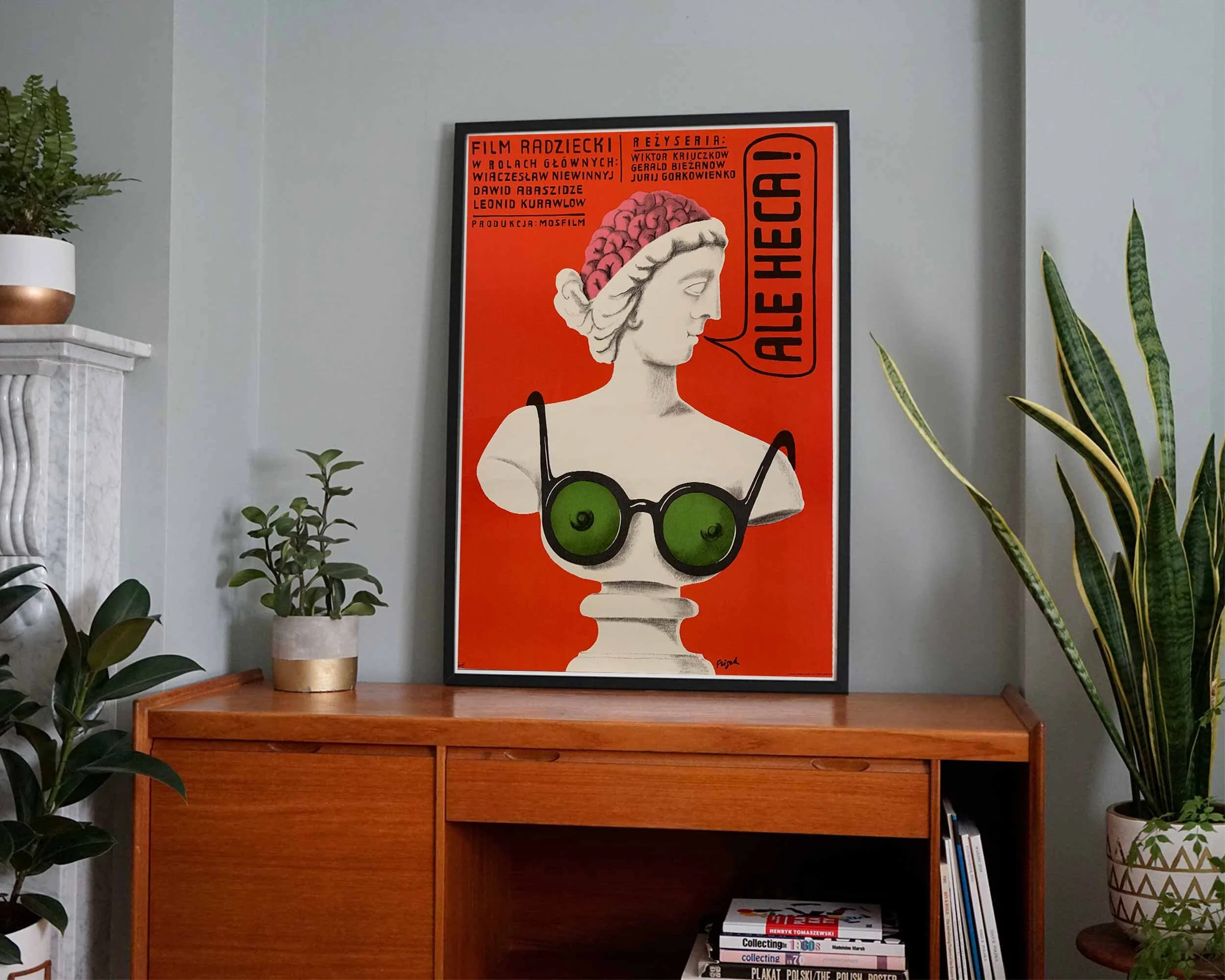 Flisak, Jerzy | 1973 | Ale Heca! | Polish Posters | Polish School | Midcentury Modern | Original Vintage | Art Print | Projekt 26
