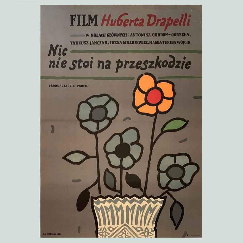 Mlodozeniec, Jan | 1980 | Nothing Stands in Our Way | Nic nie stoi na przeszkodzie | Polish Poster | Polish School of Posters | Polski Plakat