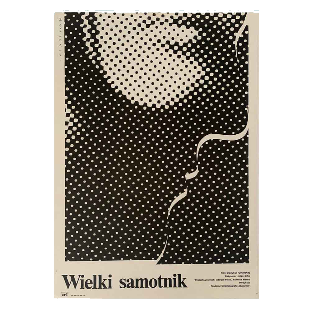 Mieczysław Wasilewski Poster | 1978 | Wielki Samotnik | Vintage Polish Film Poster (Copy)