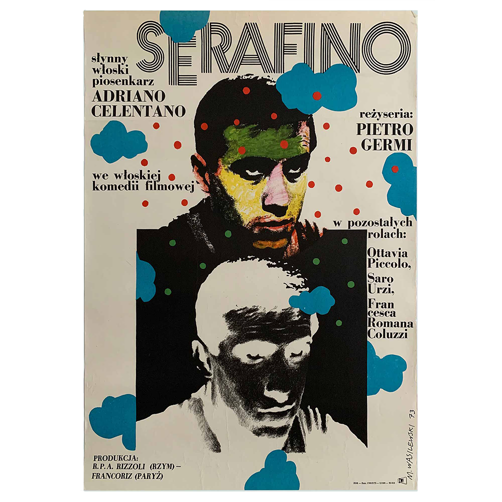 Mieczyslaw Wasilewski Poster | 1973 | Serafino | Vintage Polish Film Poster (Copy)