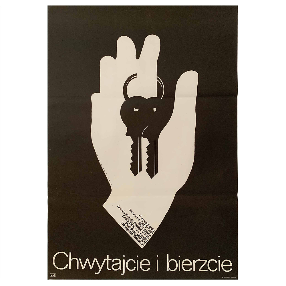 Mieczysław Wasilewski Poster | 1979 | Chwytajcie i Bierzcie | Vintage Polish Film Poster (Copy)