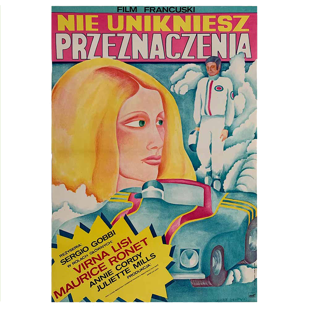 Maria Mucha Ihnatowicz | Nie Unikniesz Przeznaczenia | Vintage Film Poster | Polish School of Posters | Projekt 26 (Copy)