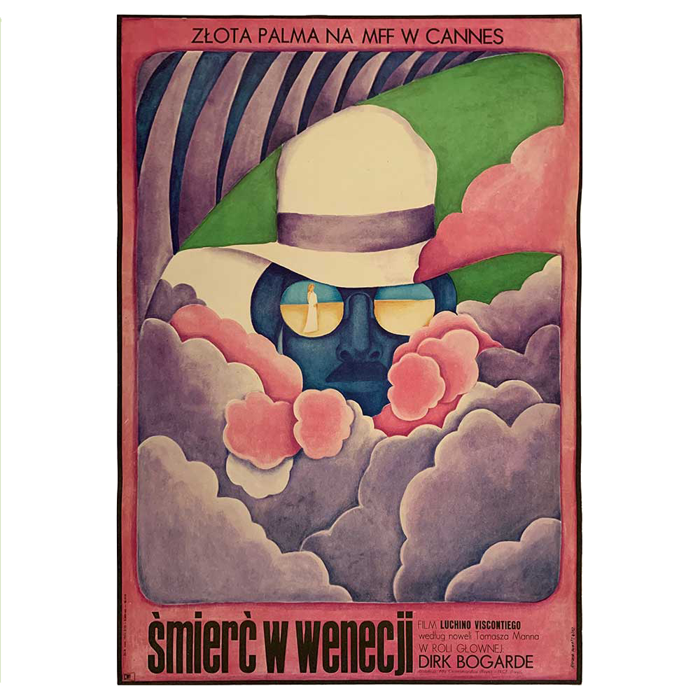 Maria Mucha Ihnatowicz | Śmierć w Wenecji | Death in Venice | Vintage Film Poster | Polish School of Posters | Projekt 26 (Copy)