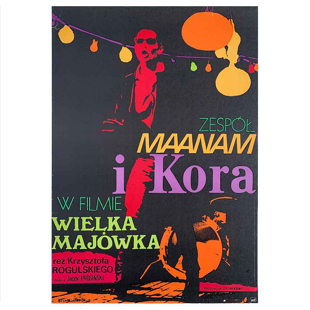 Maria Mucha Ihnatowicz | Zespol Maanam i Kora | Vintage Film Poster | Polish School of Posters | Projekt 26 (Copy)