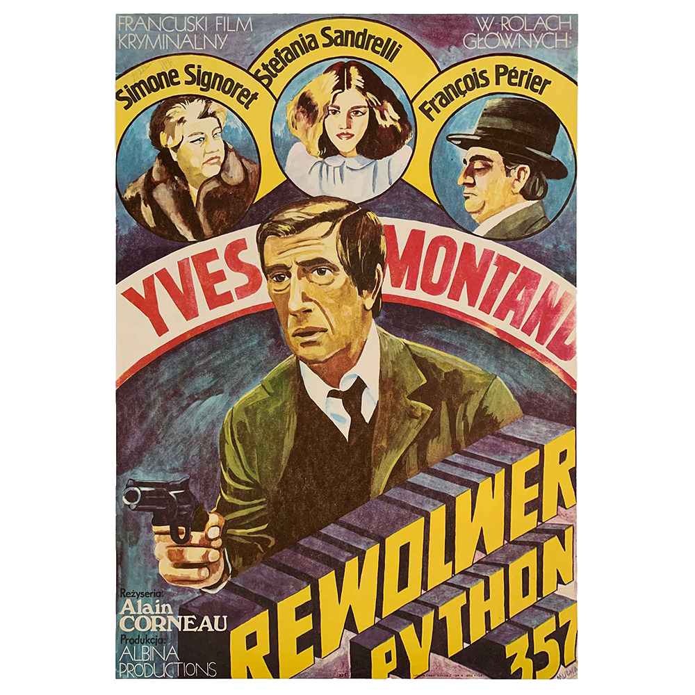 Maria Mucha Ihnatowicz | Rewolwer Python 357 | Vintage Film Poster | Polish School of Posters | Projekt 26 (Copy)