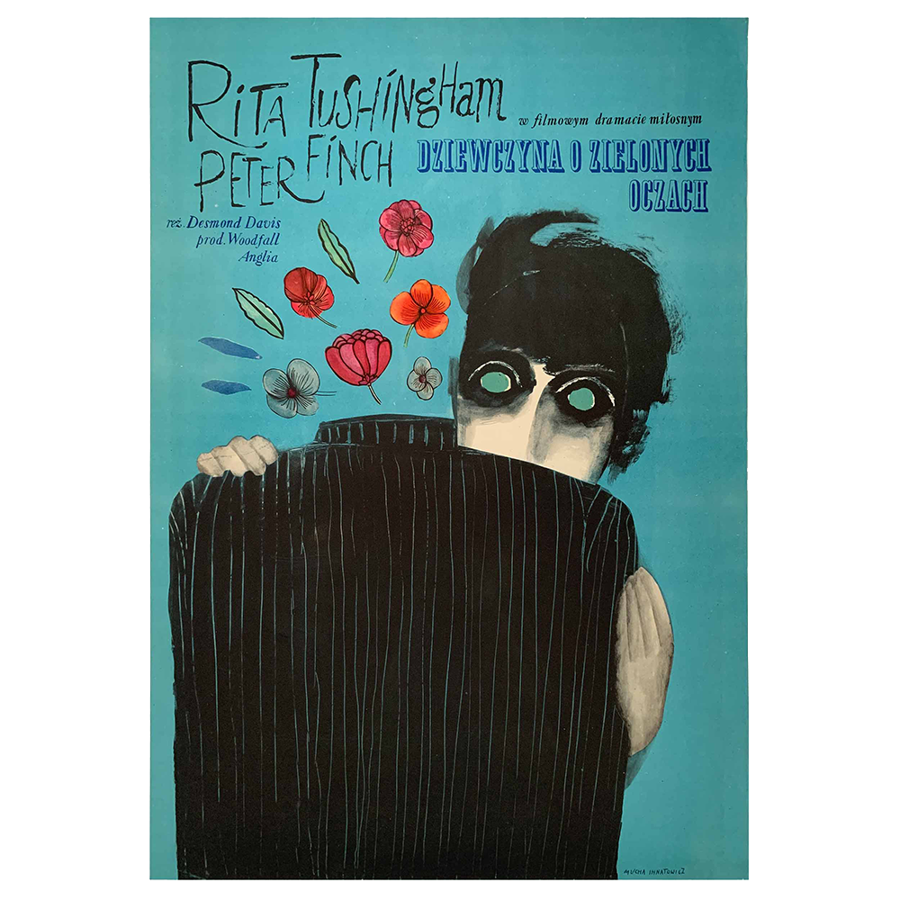 Maria Ihnatowicz | Mucha Ihnatowicz | Girl with the Green Eyes | Vintage Film Poster | Polish School of Posters | Projekt 26 (Copy)