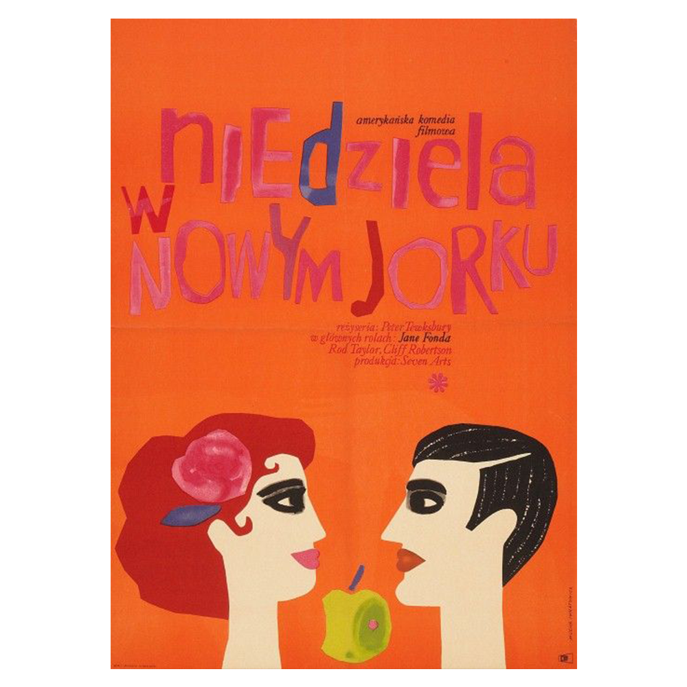 Maria Ihnatowicz | Mucha Ihnatowicz | Niedziela w Nowym Jorku | Vintage Film Poster | Polish School of Posters | Projekt 26 (Copy)