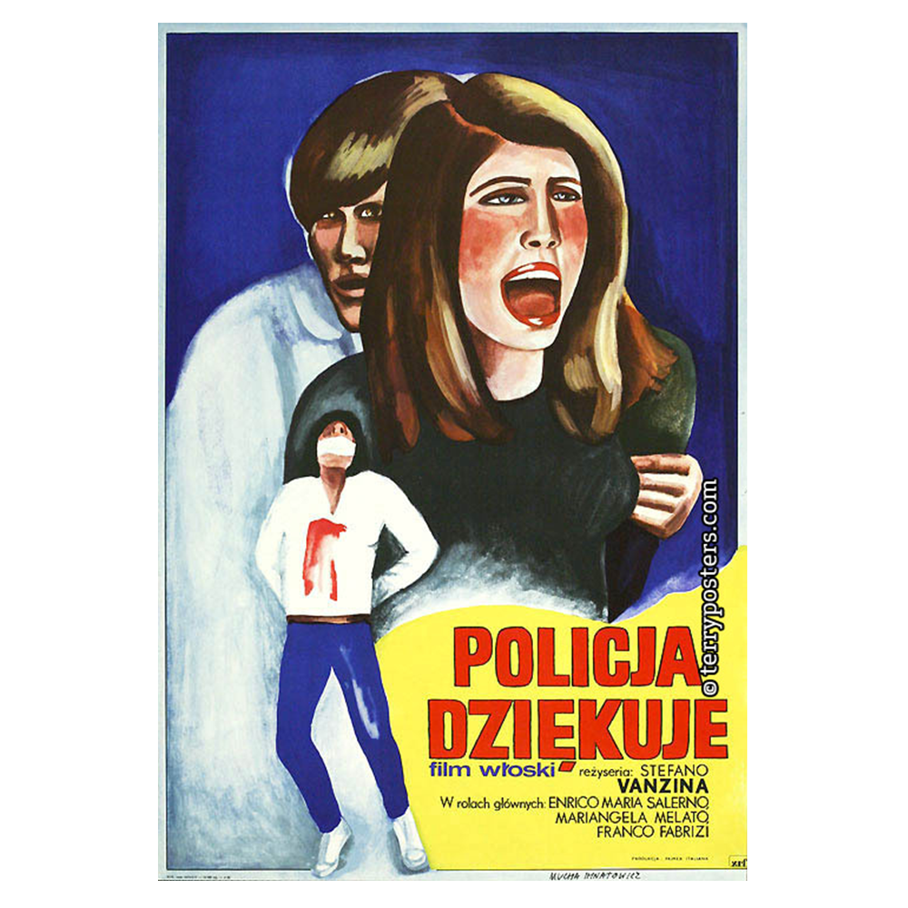 Maria Ihnatowicz | Mucha Ihnatowicz | Policja Dziekuje  | Vintage Film Poster | Polish School of Posters | Projekt 26 (Copy)