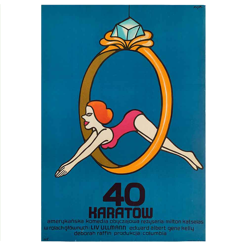 Jerzy Flisak | 40 Karatow | Vintage Film Poster | Polish School of Posters (Copy)