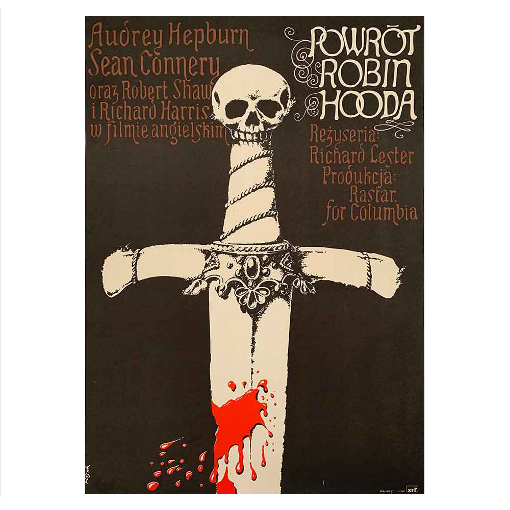 Jerzy Flisak | Rowrot Robin Hooda | Robin and Marian  | Vintage Film Poster | Polish School of Posters (Copy)