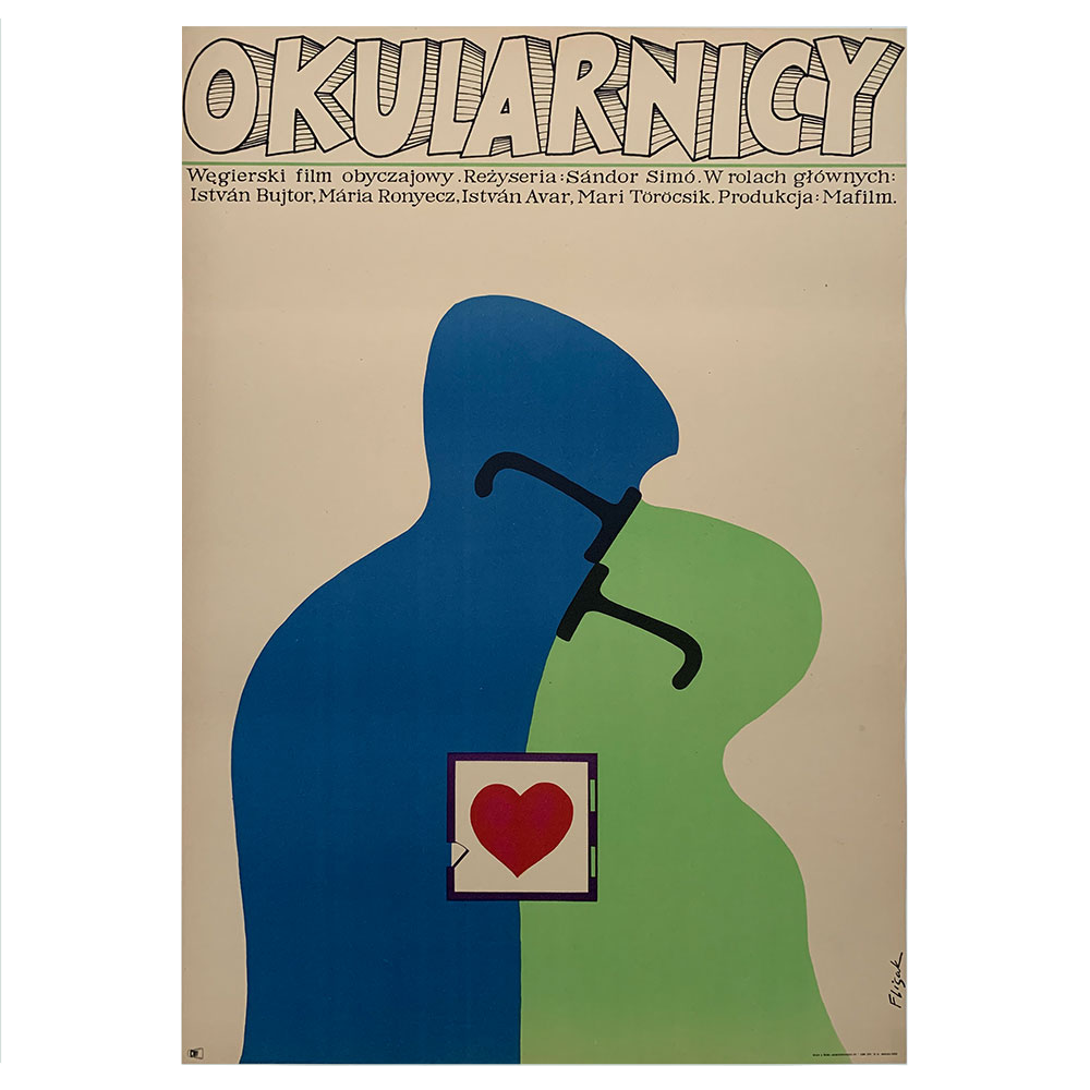 Jerzy Flisak | Okularnicy | Vintage Film Poster | Polish School of Posters (Copy)