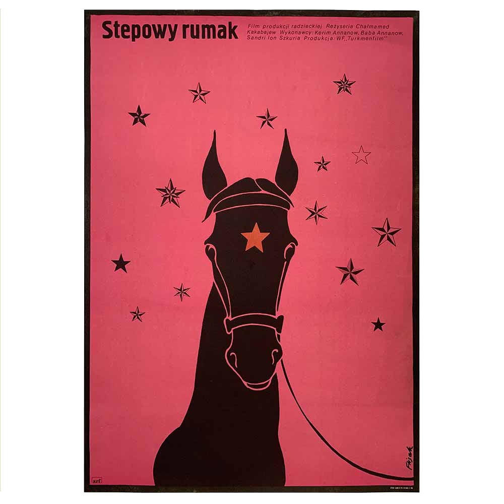 Jerzy Flisak | Stepowy Rumak | Vintage Film Poster | Polish School of Posters (Copy)