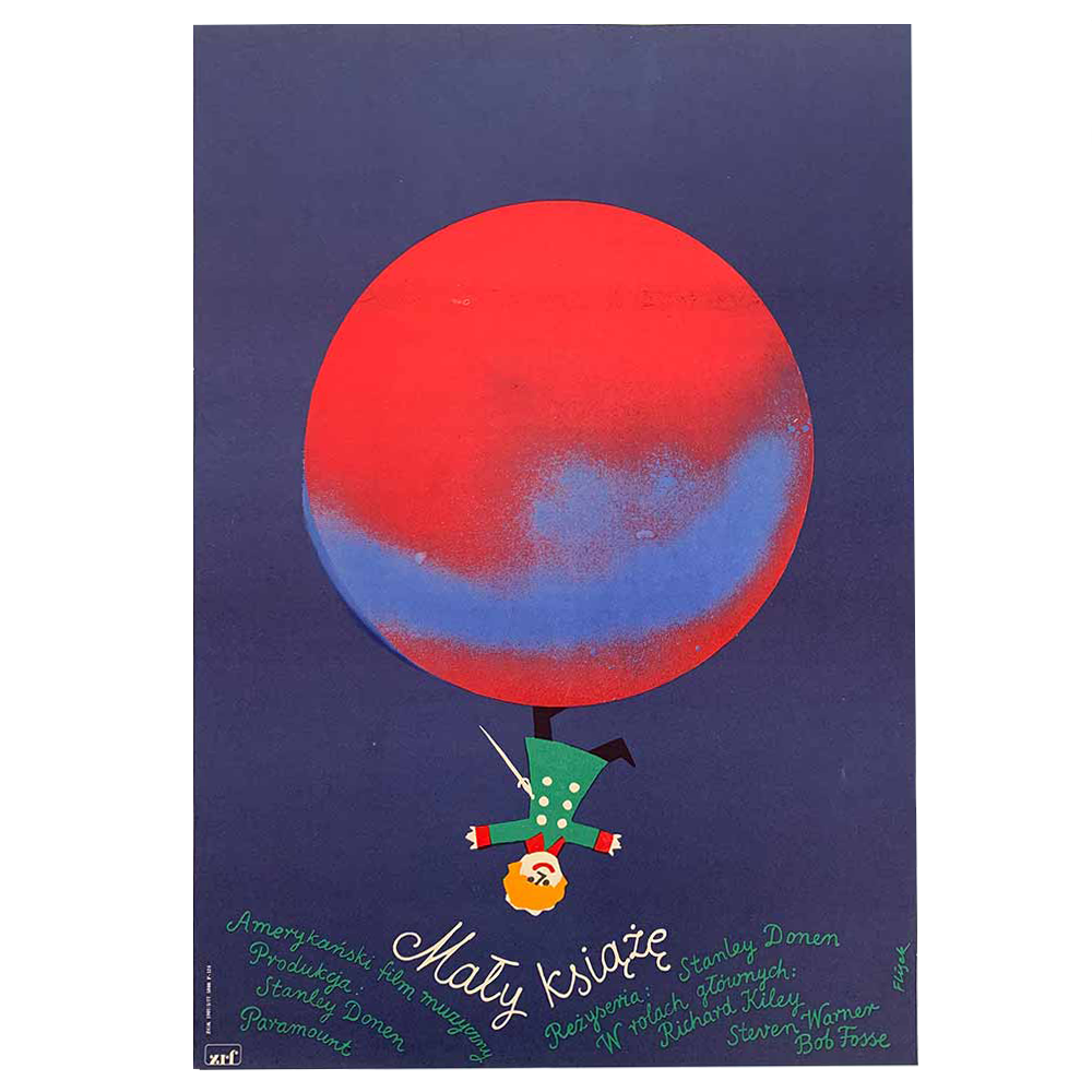 Jerzy Flisak | Maly Ksiaze | The Little Prince | Vintage Film Poster | Polish School of Posters (Copy)