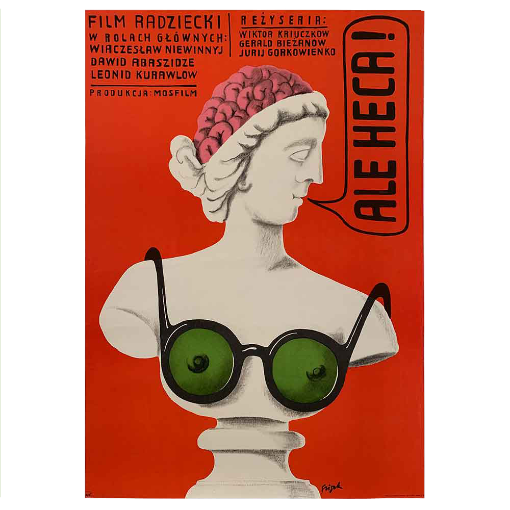 Jerzy Flisak | Ale Heca | Vintage Film Poster | Polish School of Posters (Copy)