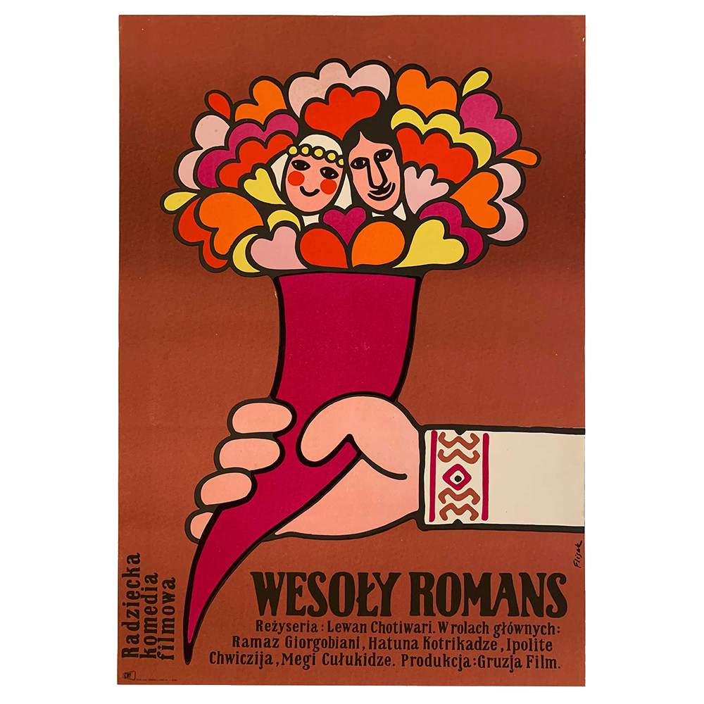 Jerzy Flisak | Wesoly Romans | Vintage Film Poster | Polish School of Posters (Copy)