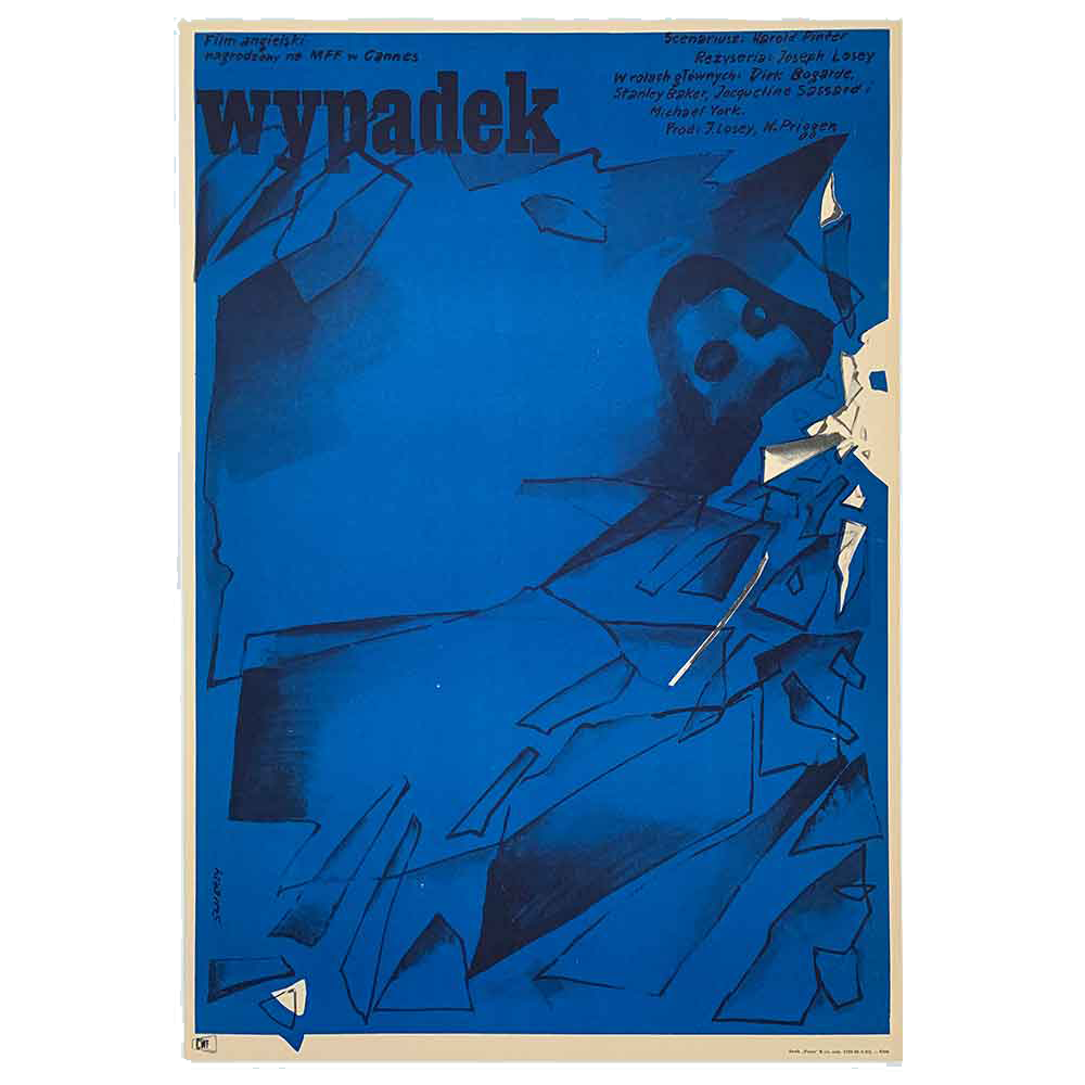 Waldemar Swierzy Posters | Wypadek 1968 | Vintage Polish Poster | Projekt 26  (Copy)
