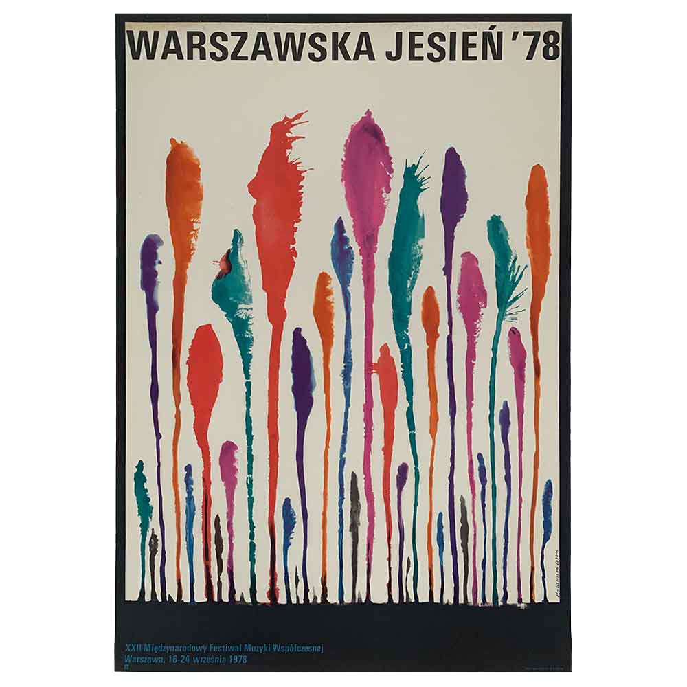 Hubert Hilscher Cyrk Waszawska Jesien 78 Vintage Polish Poster  (Copy)