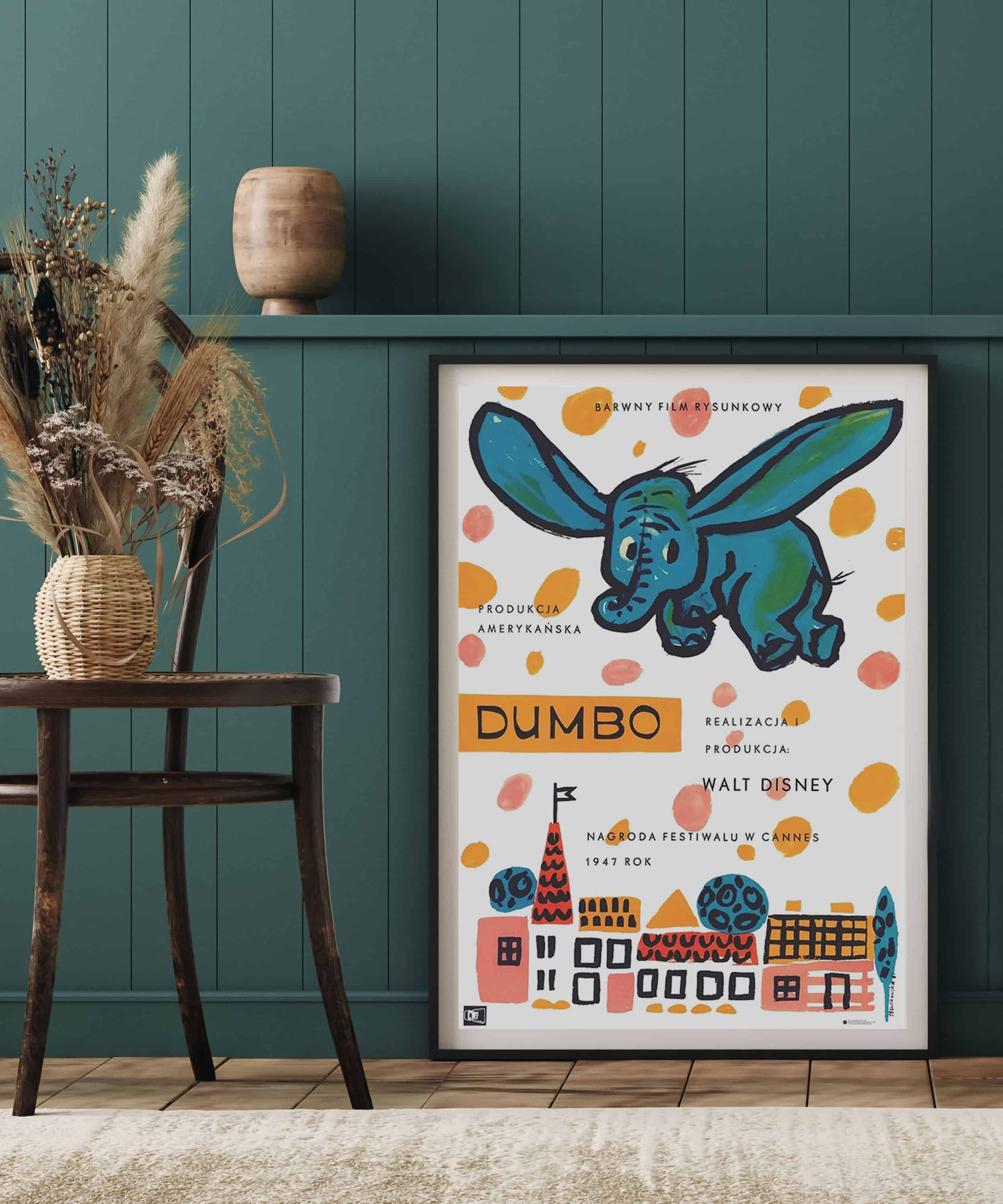 Polish poster: 'Dumbo' by Anna Huskowska (Copy)
