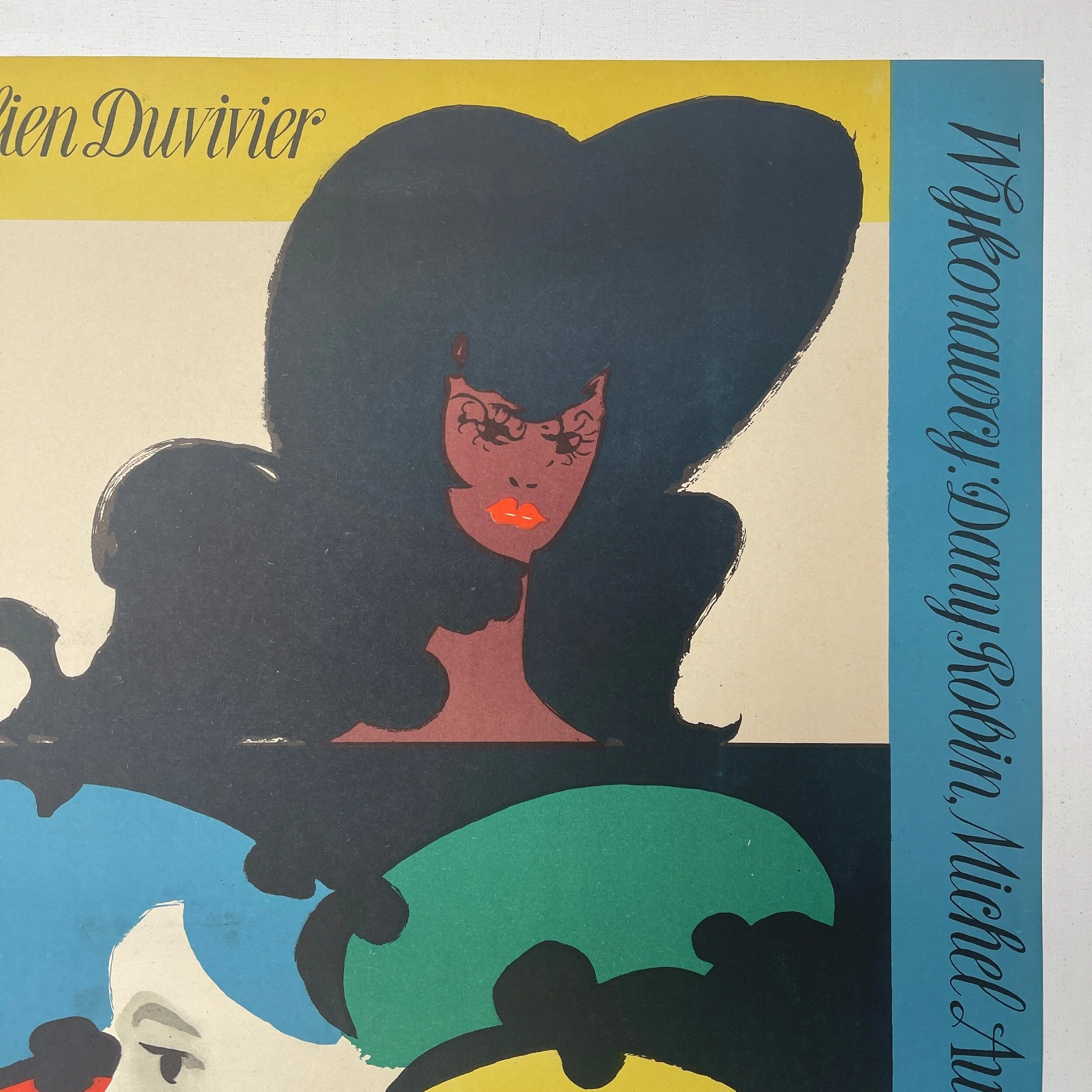 Roman Cieslewicz Henriette Imieniny Henrietty Vintage Polish Poster 1957