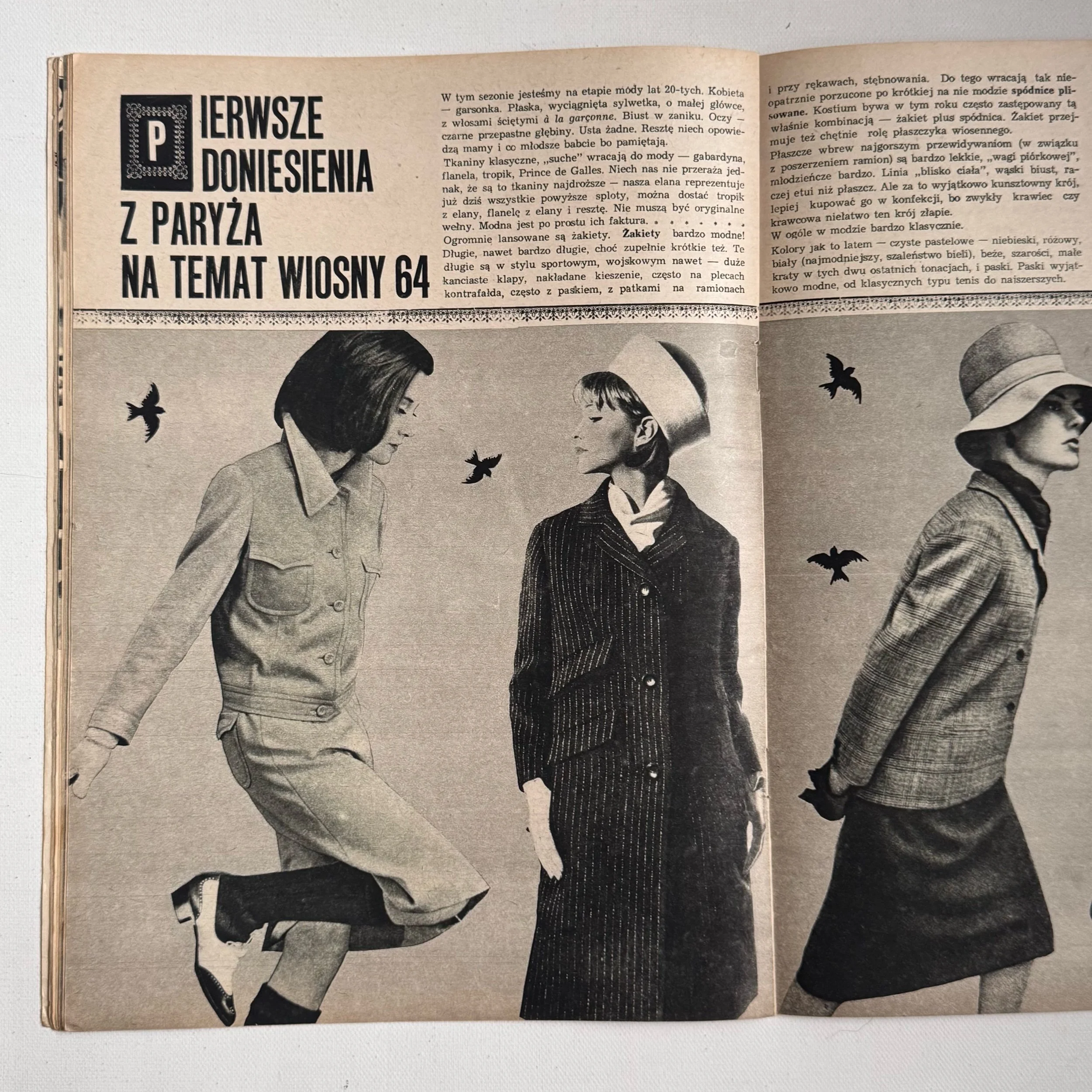 Polish vintage Ty i Ja magazine from 1964, No 3 (47) , with cover designed by Daniel Mroz.