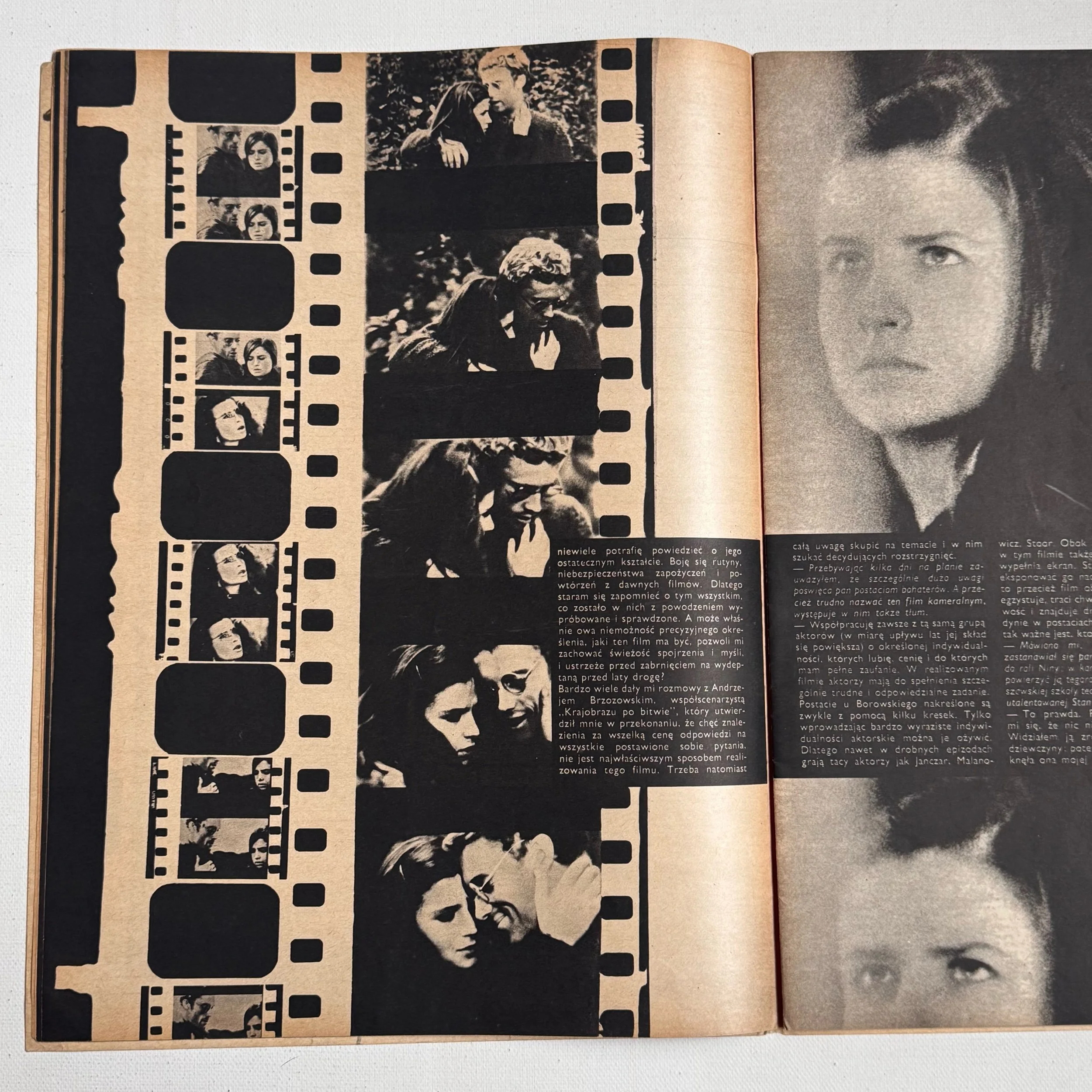 Vintage Polish culture and fashion Ty i Ja magazine with cover designed by Leszek Oldak in 1970, no 1 (117).