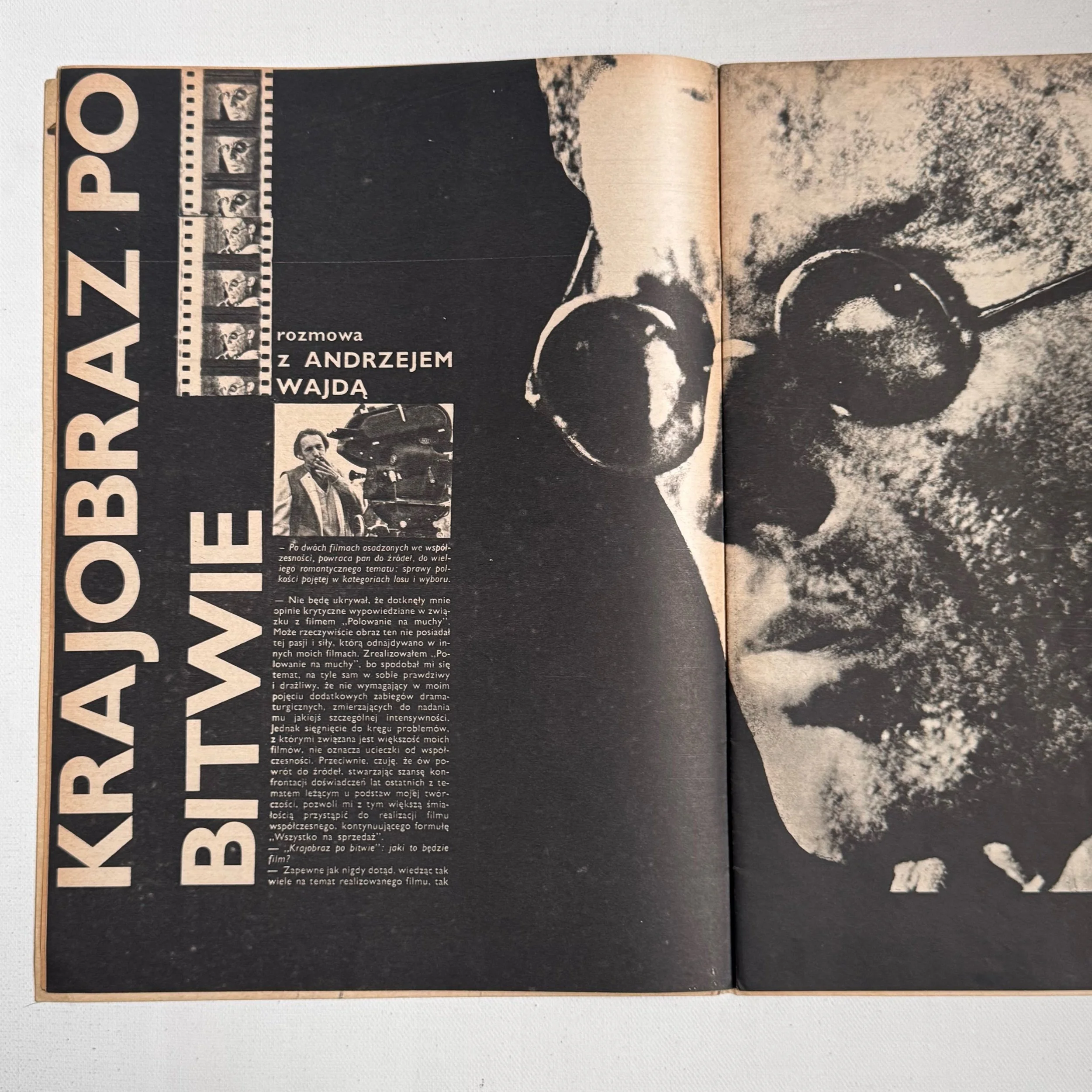 Vintage Polish culture and fashion Ty i Ja magazine with cover designed by Leszek Oldak in 1970, no 1 (117).