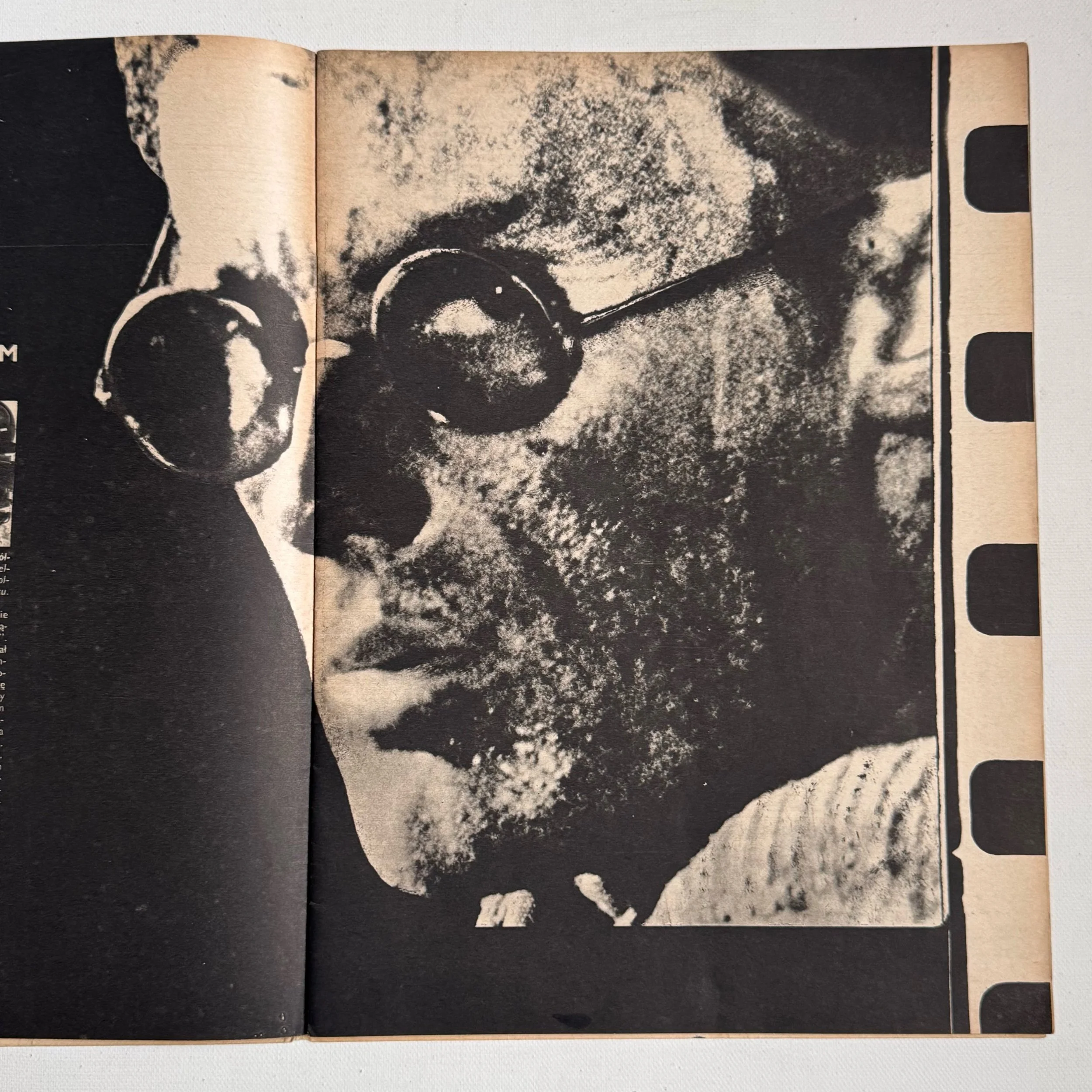 Vintage Polish culture and fashion Ty i Ja magazine with cover designed by Leszek Oldak in 1970, no 1 (117).