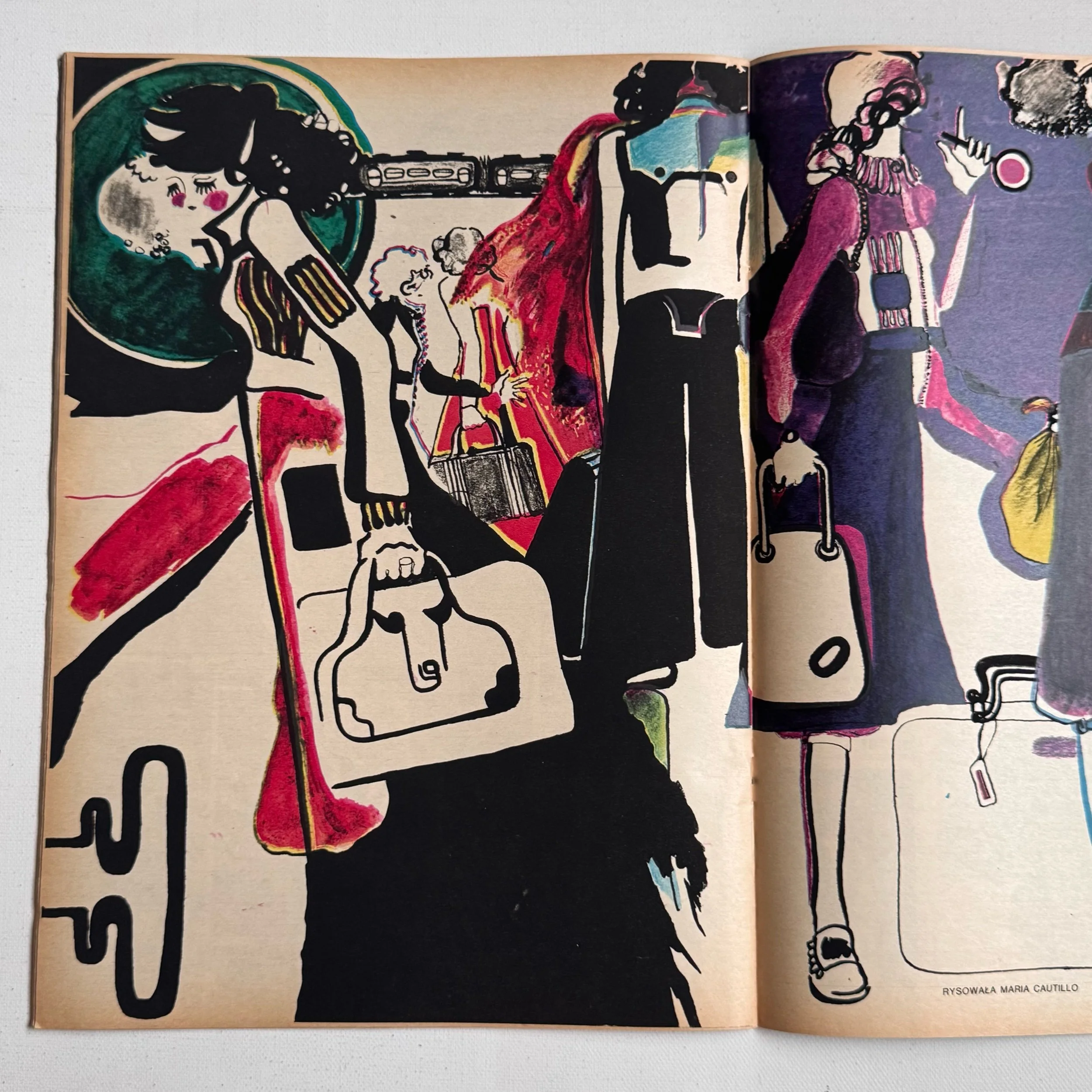 Original vintage Polish 1971 No 11 (139) Ty i Ja magazine, with cover designed by Roman Cieslewicz.