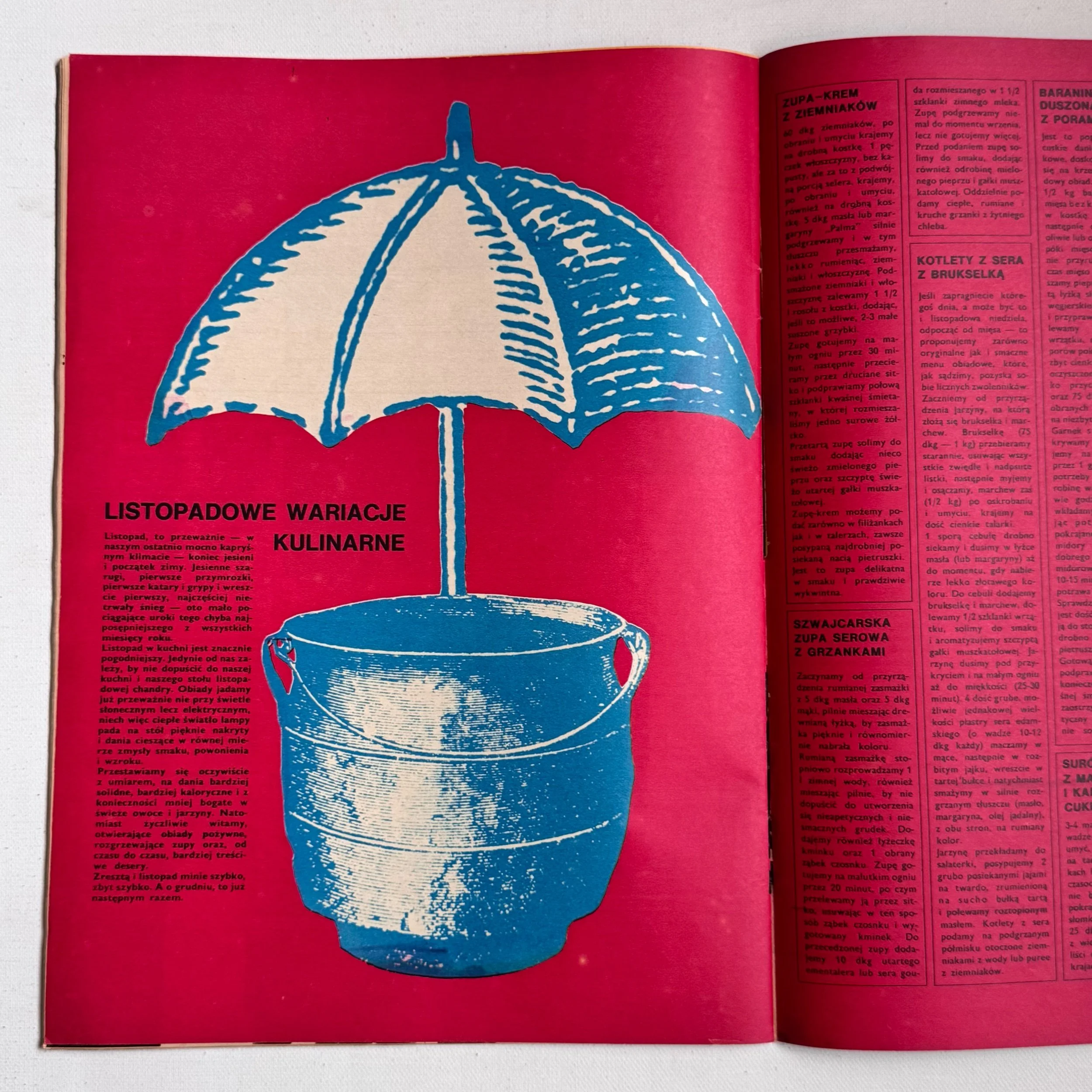 Original vintage Polish 1971 No 11 (139) Ty i Ja magazine, with cover designed by Roman Cieslewicz.