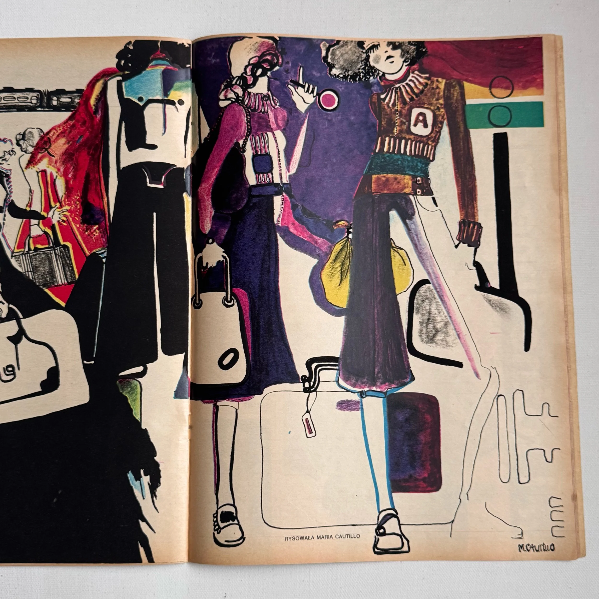 Original vintage Polish 1971 No 11 (139) Ty i Ja magazine, with cover designed by Roman Cieslewicz.