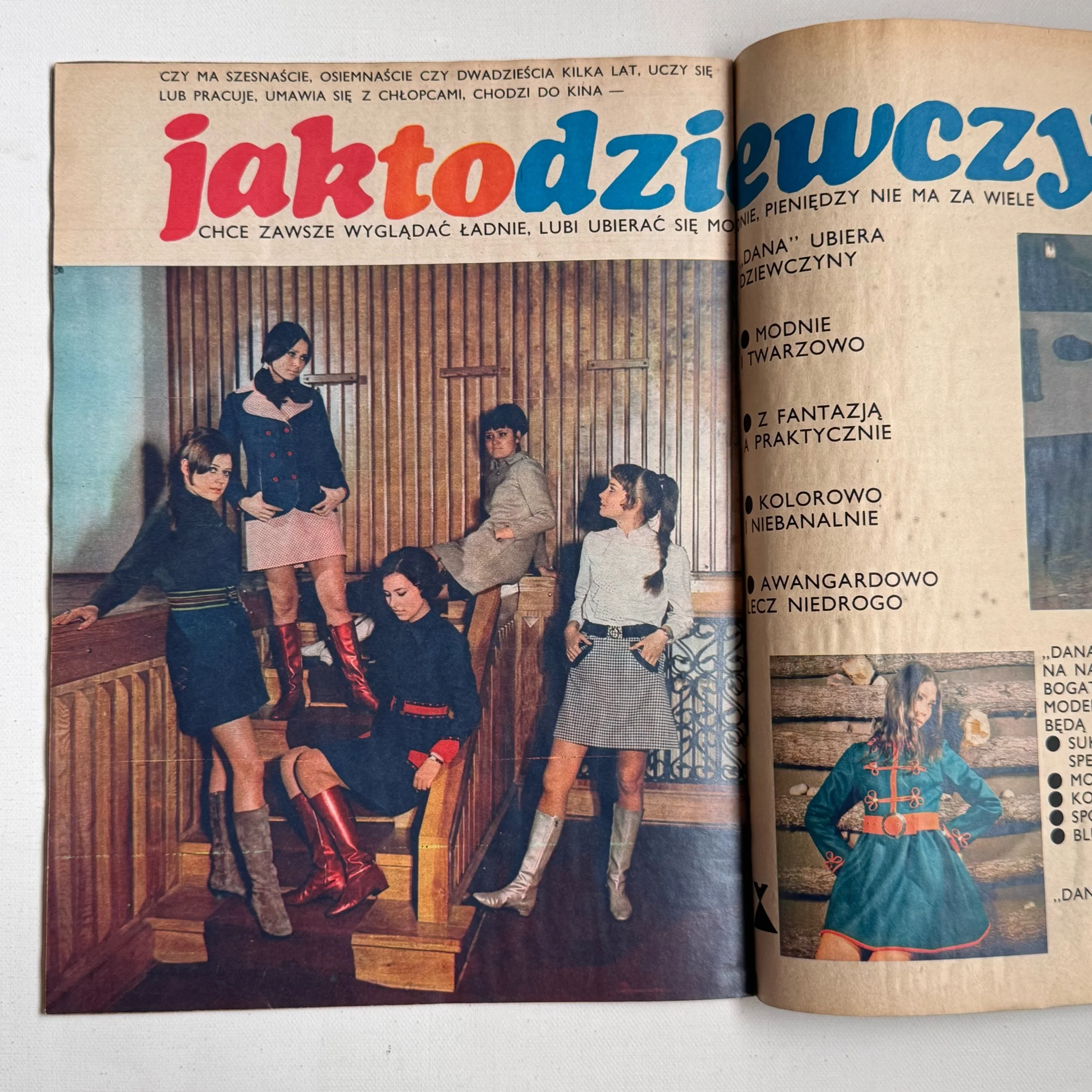 Vintage Polish art and culture magazine Ty i Ja with the cover designed by Roman Cieslewicz in 1969, no 12 (116).