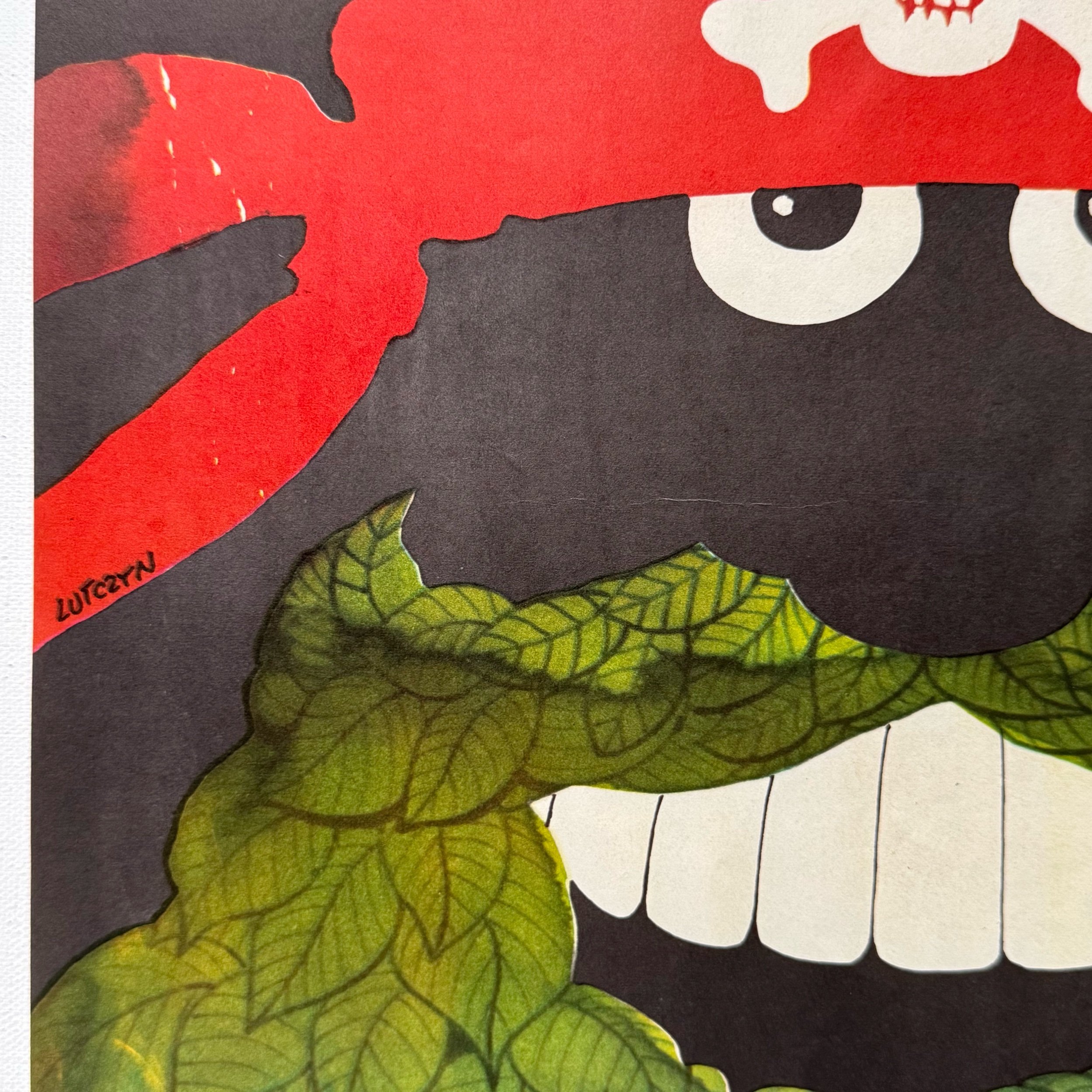 Polish film poster designed by Edward Lutczyn in 1984 for the release of the Polish film ‘Tajemnica Starego Ogrodu’ (The Mystery of the Old Garden), directed by Julian Dziedzina.